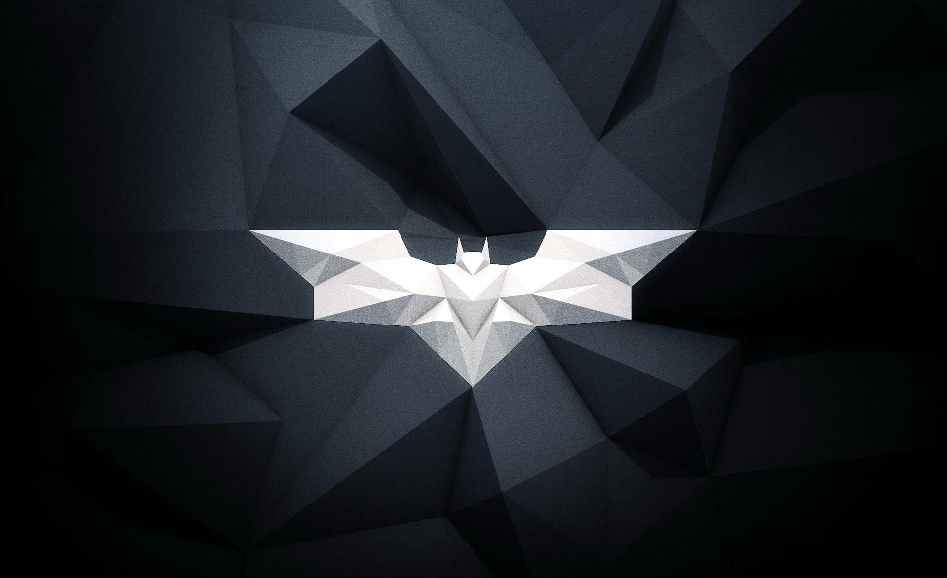 Обои логотип художник Бэтмен на рабочий стол