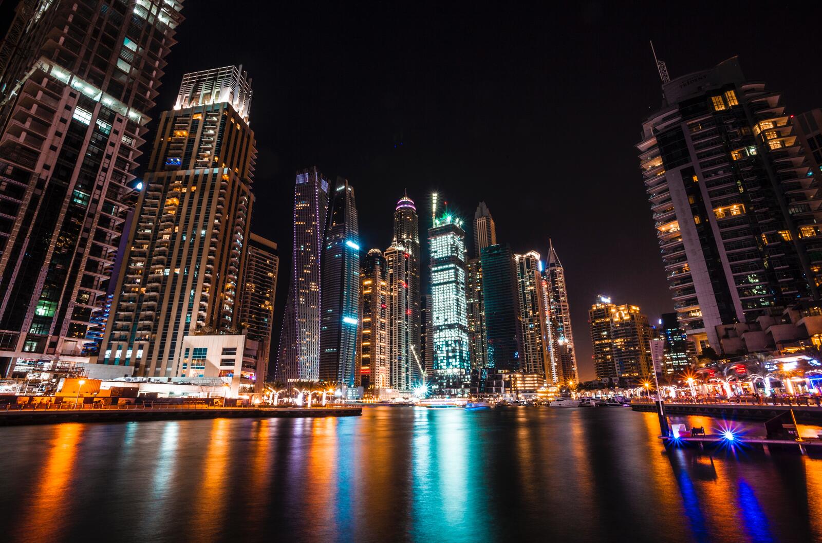 Обои Дубай Объединенные арабские эмираты небоскребы на рабочий стол