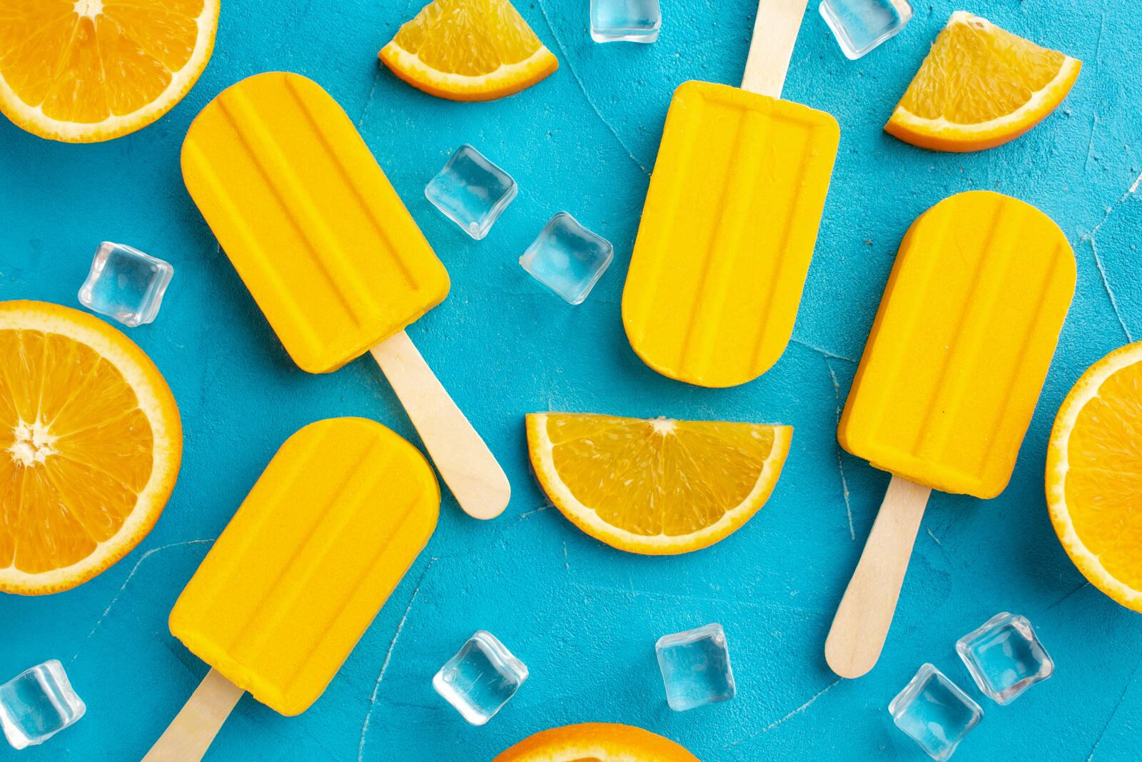 Wallpapers food ice yellow on the desktop