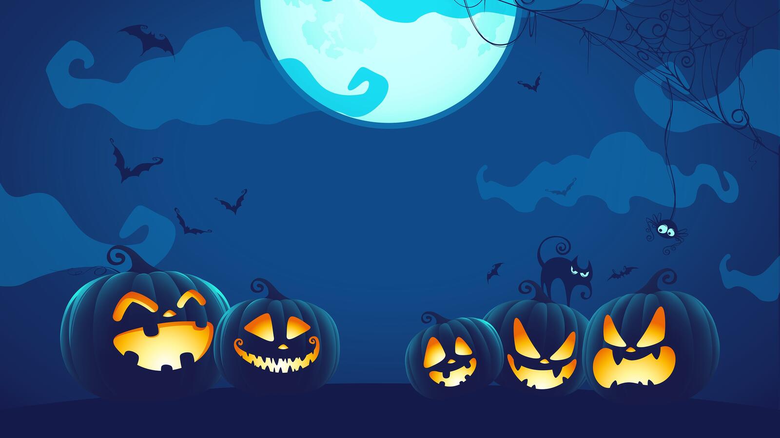 Wallpapers face Halloween holidays on the desktop
