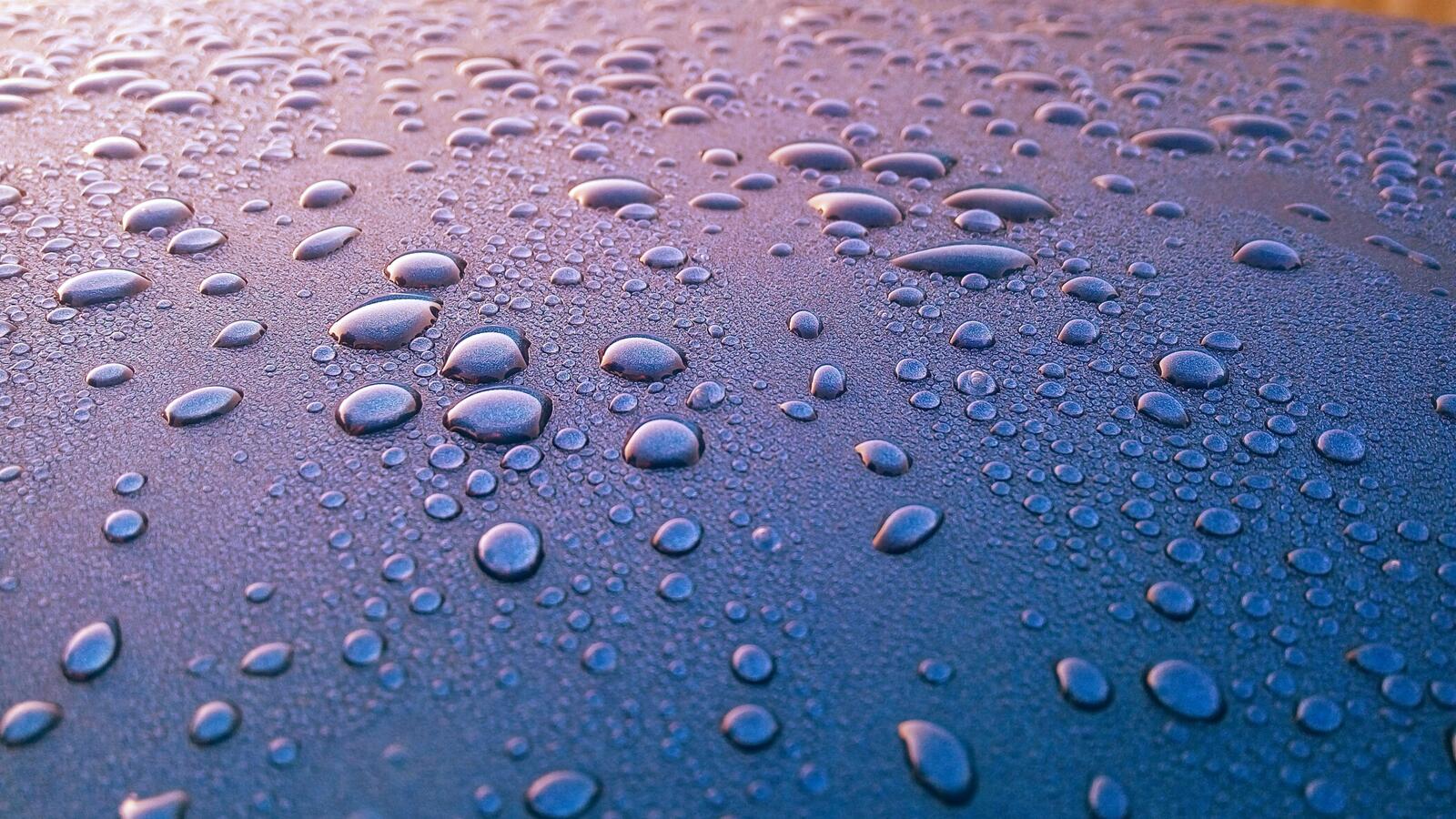Wallpapers drops of water reflection rain on the desktop