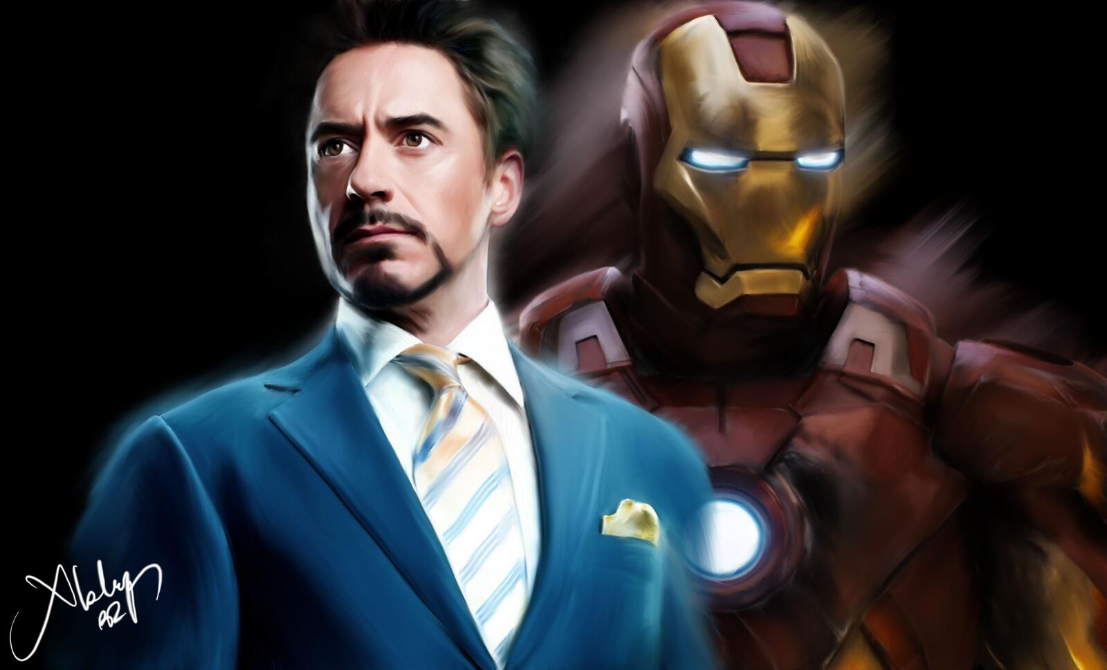 Wallpapers Iron Man person superheroes on the desktop