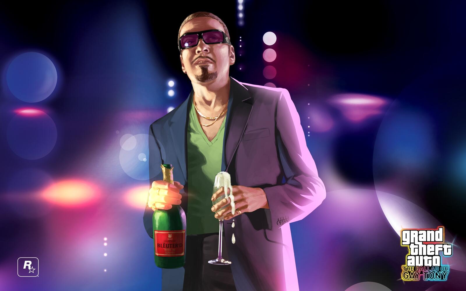 Wallpapers champagne gta 4 the ballad of gay tony grand theft auto 4 the ballad of gay tony on the desktop