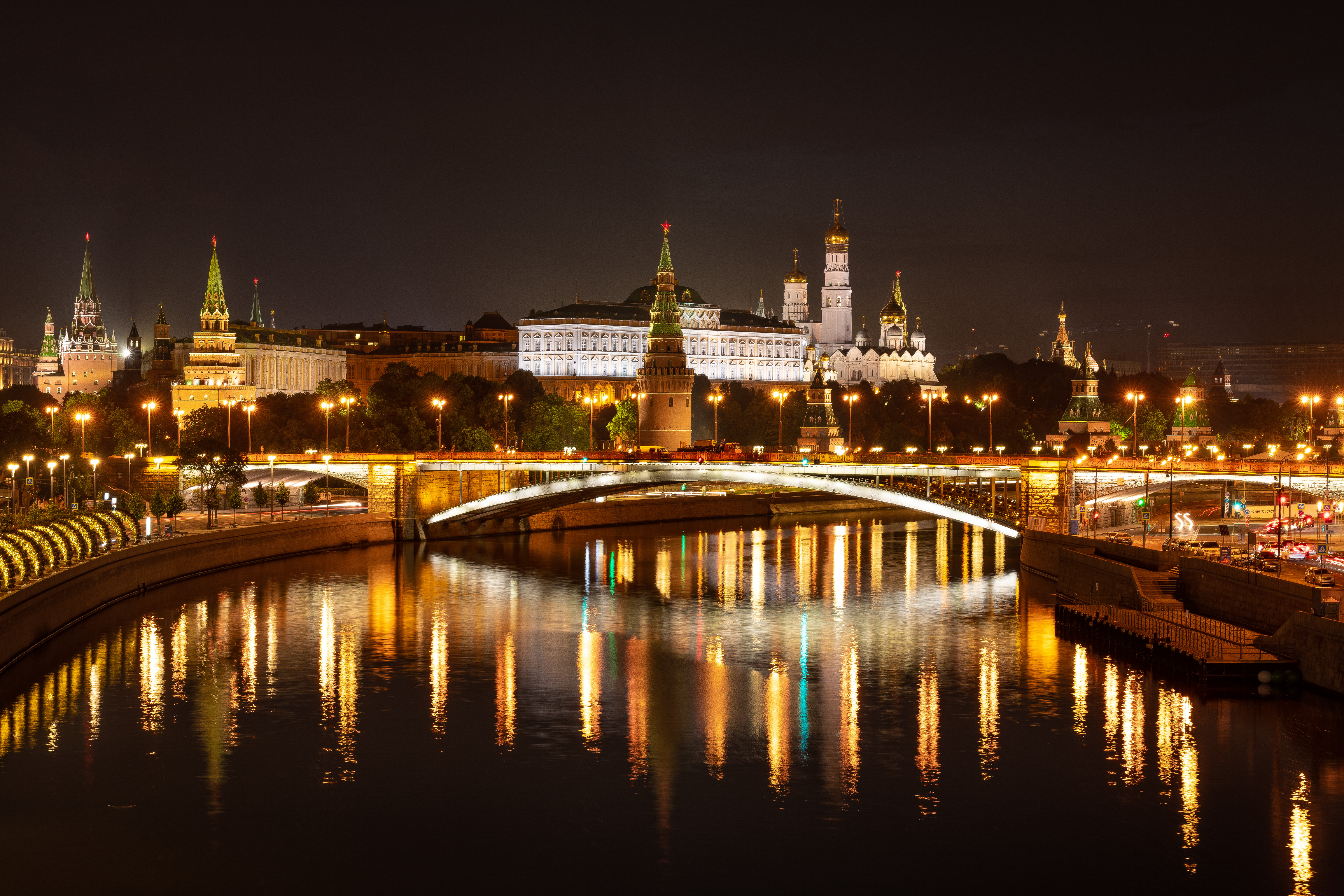 桌面上的壁纸莫斯科河 桥牌 莫斯科