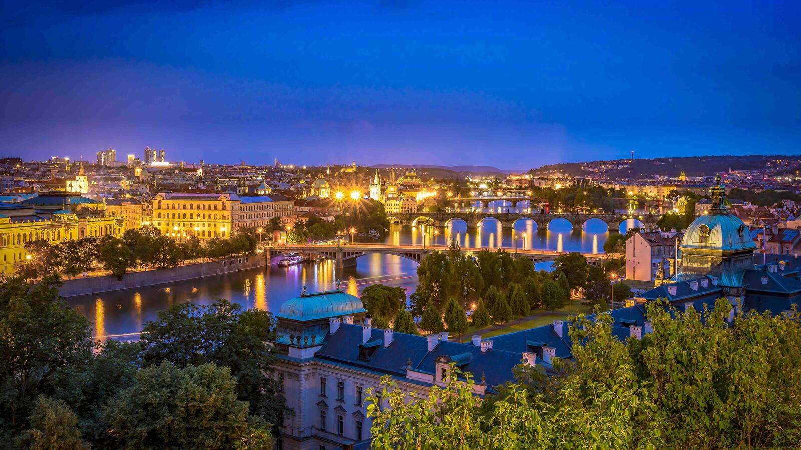 Wallpapers charles bridge Czech Republic river on the desktop