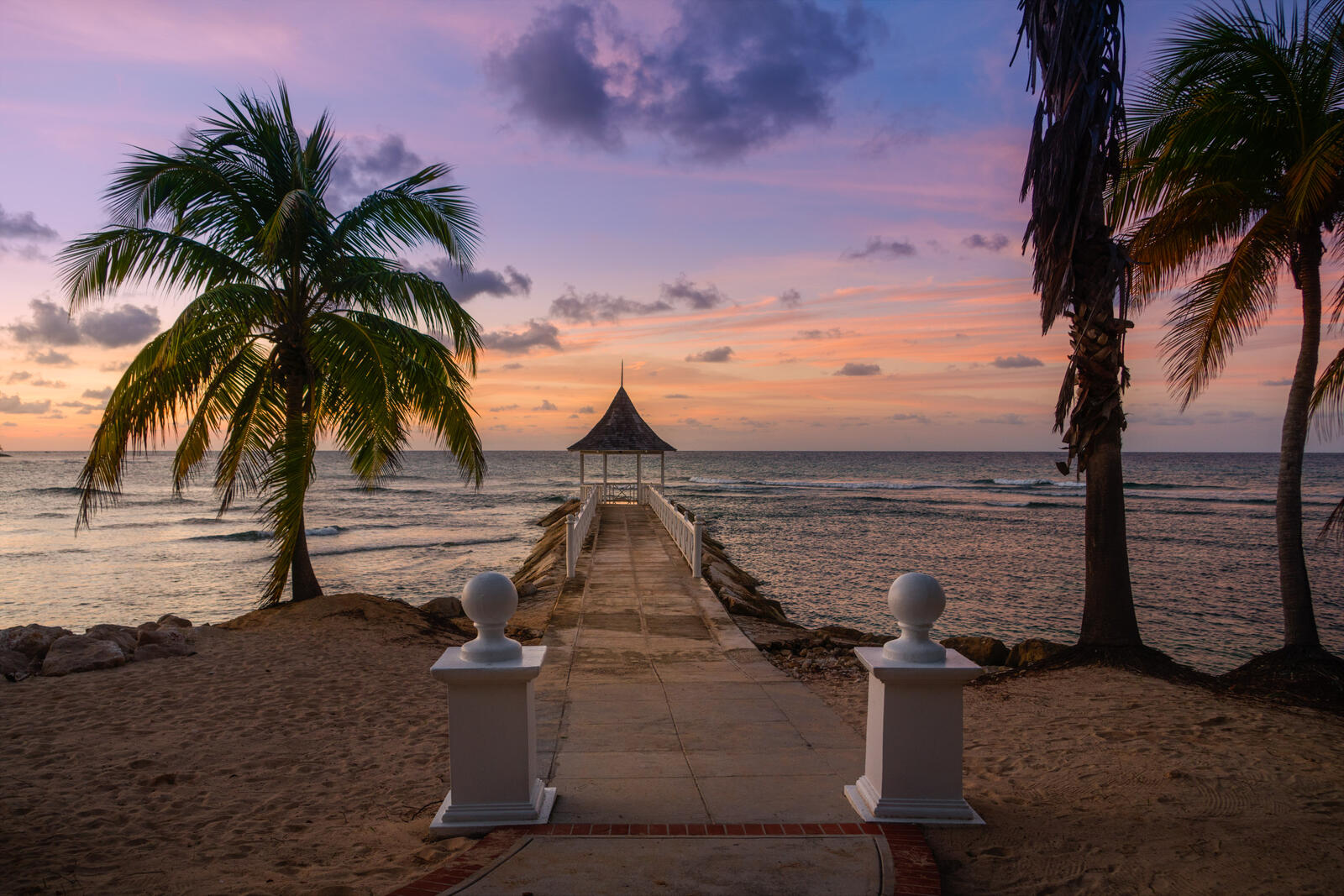 Обои пейзаж пляж Jamaica на рабочий стол