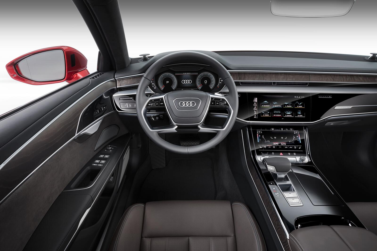 Wallpapers Audi A8 car interior on the desktop