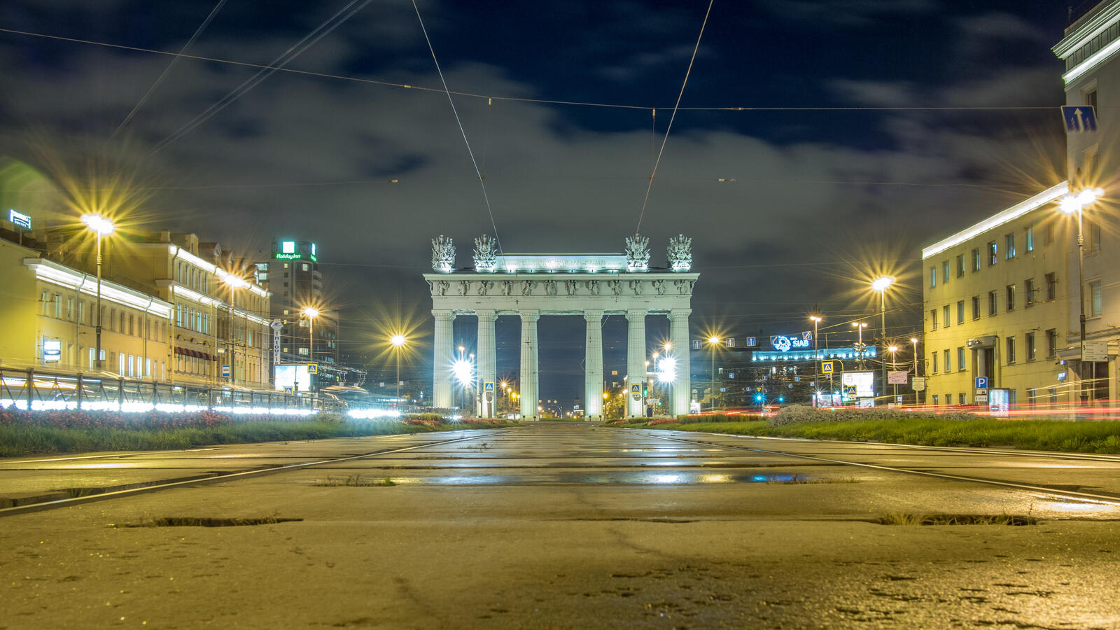 Обои Московские Триумфальные ворота Санкт-Петербург город на рабочий стол