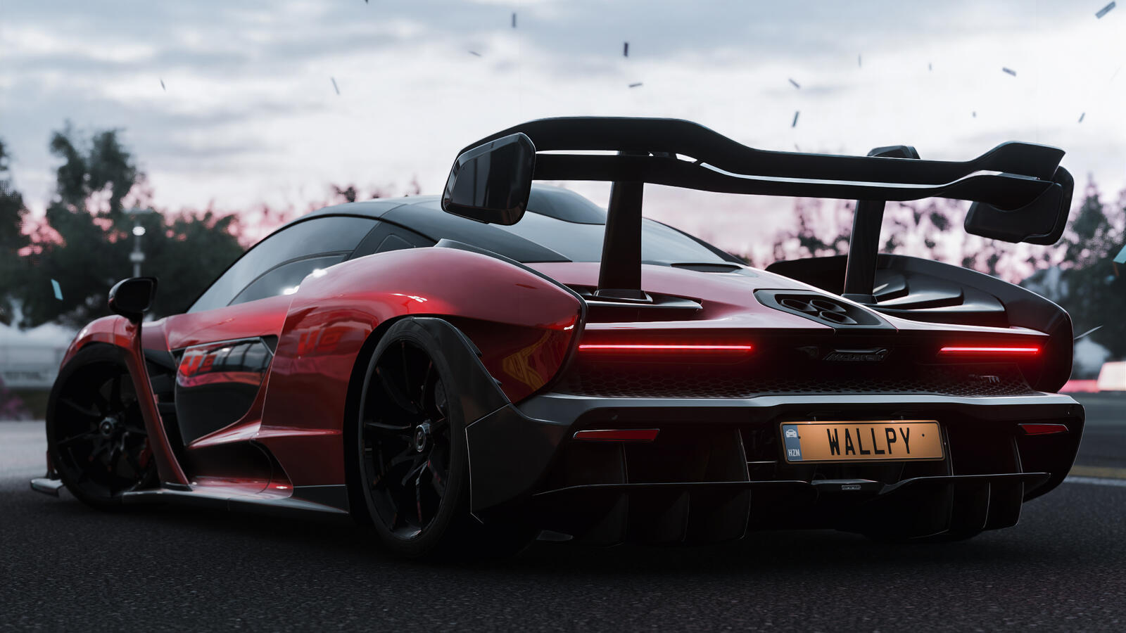 Wallpapers 2019 games Forza Horizon 4 red car on the desktop