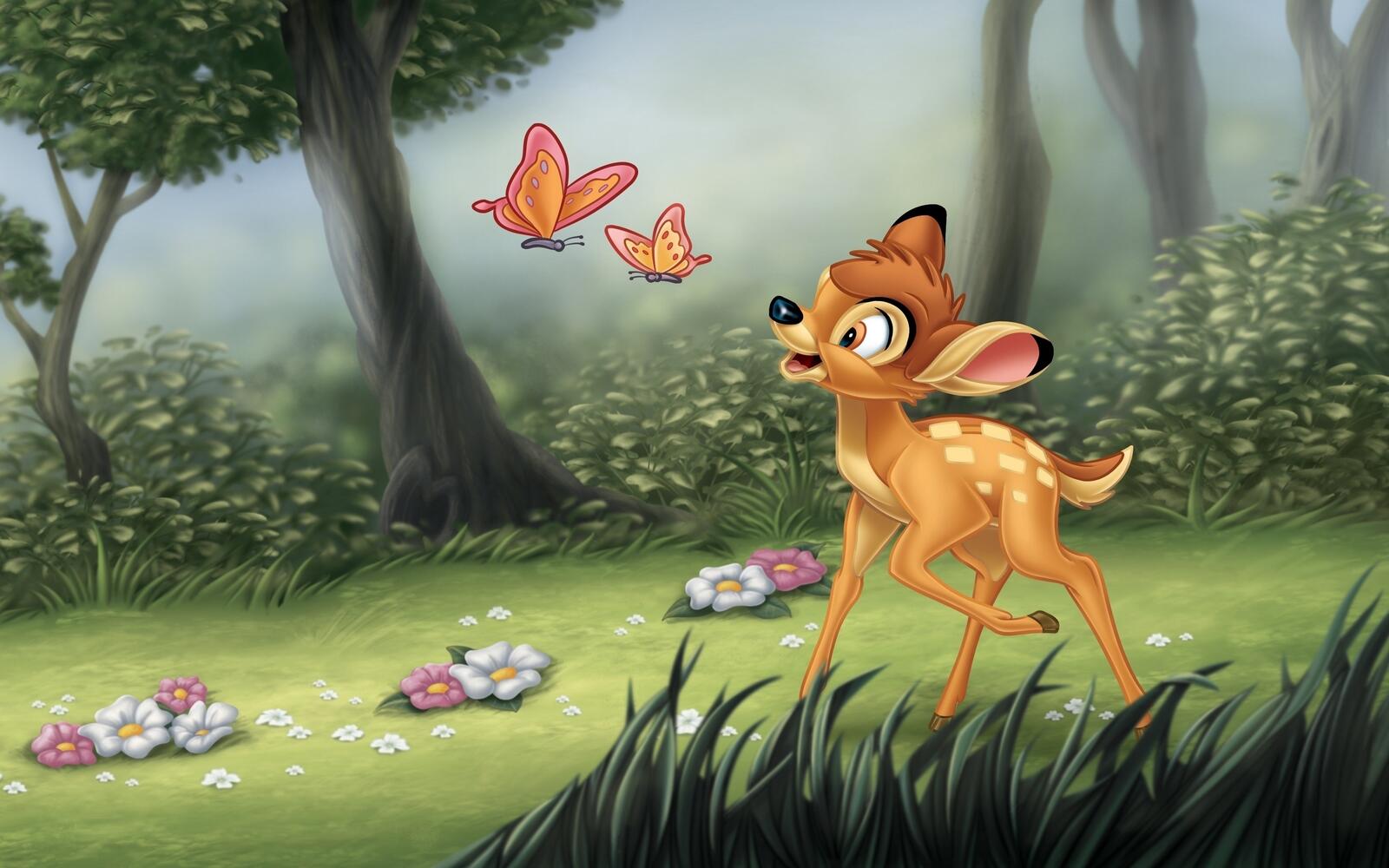 Wallpapers bambi animation disney on the desktop