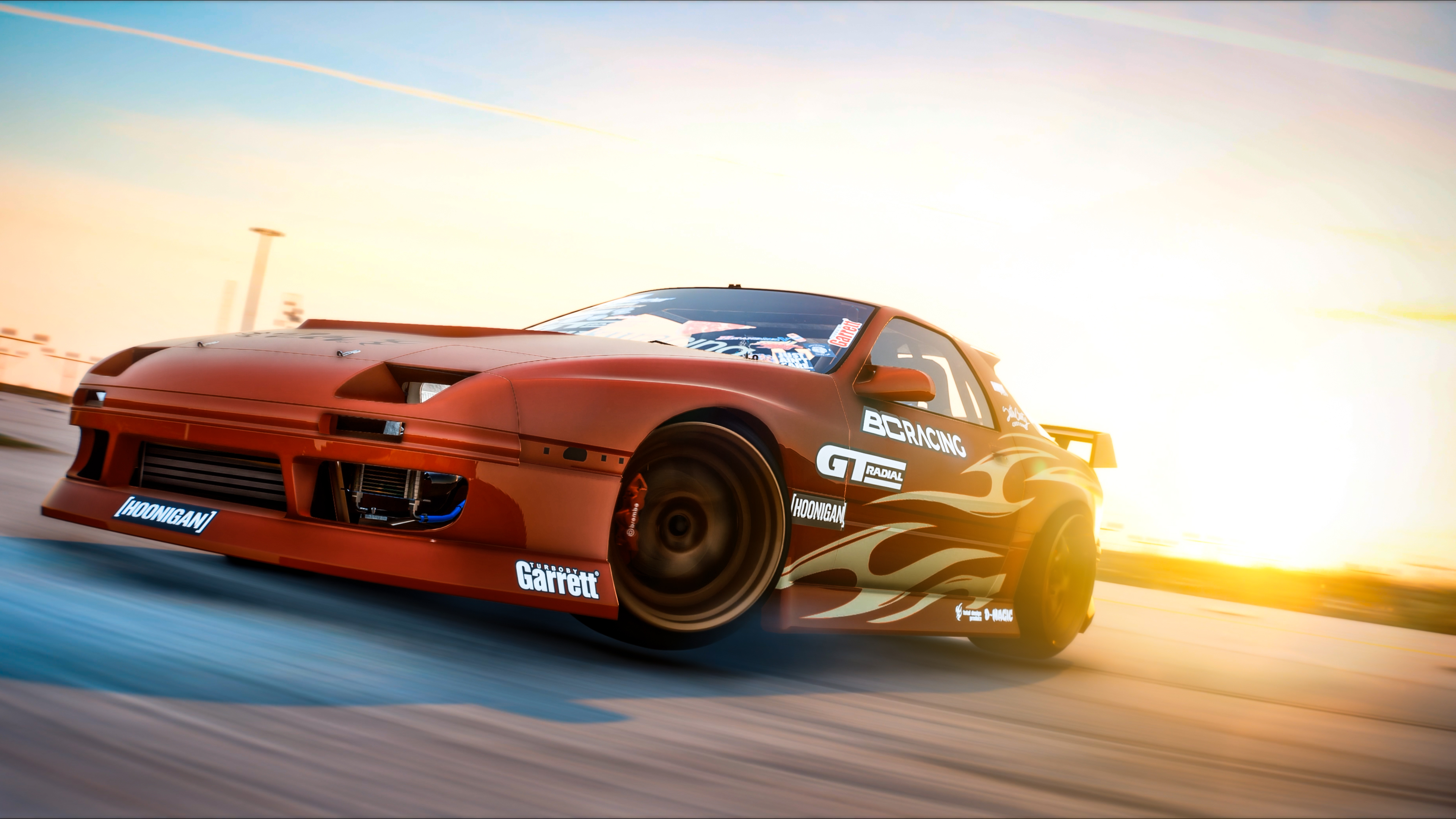 Wallpapers Drifting Cars racing red car on the desktop