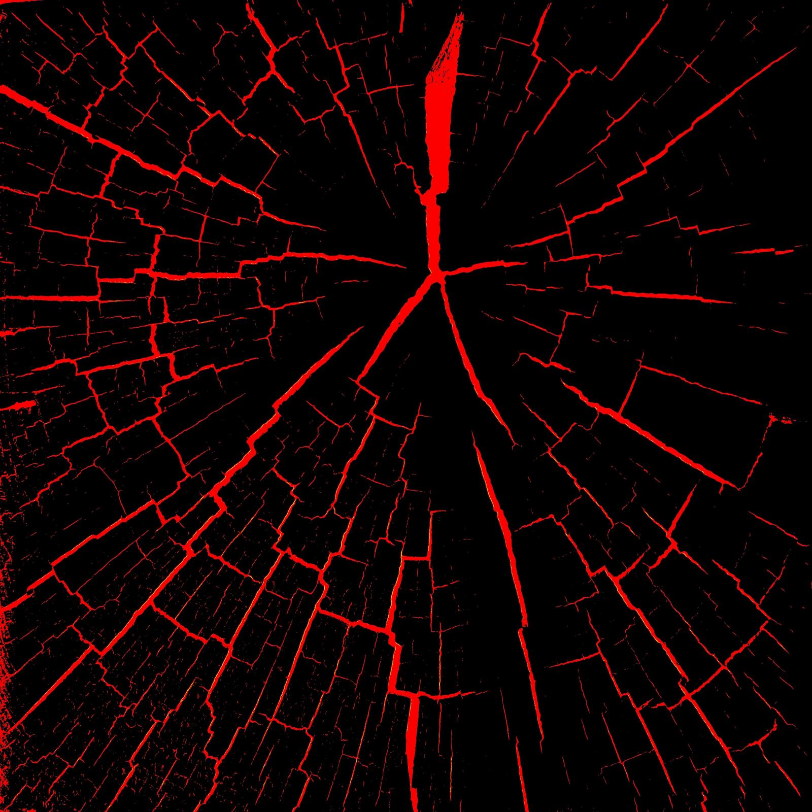 Wallpapers cracks red black on the desktop