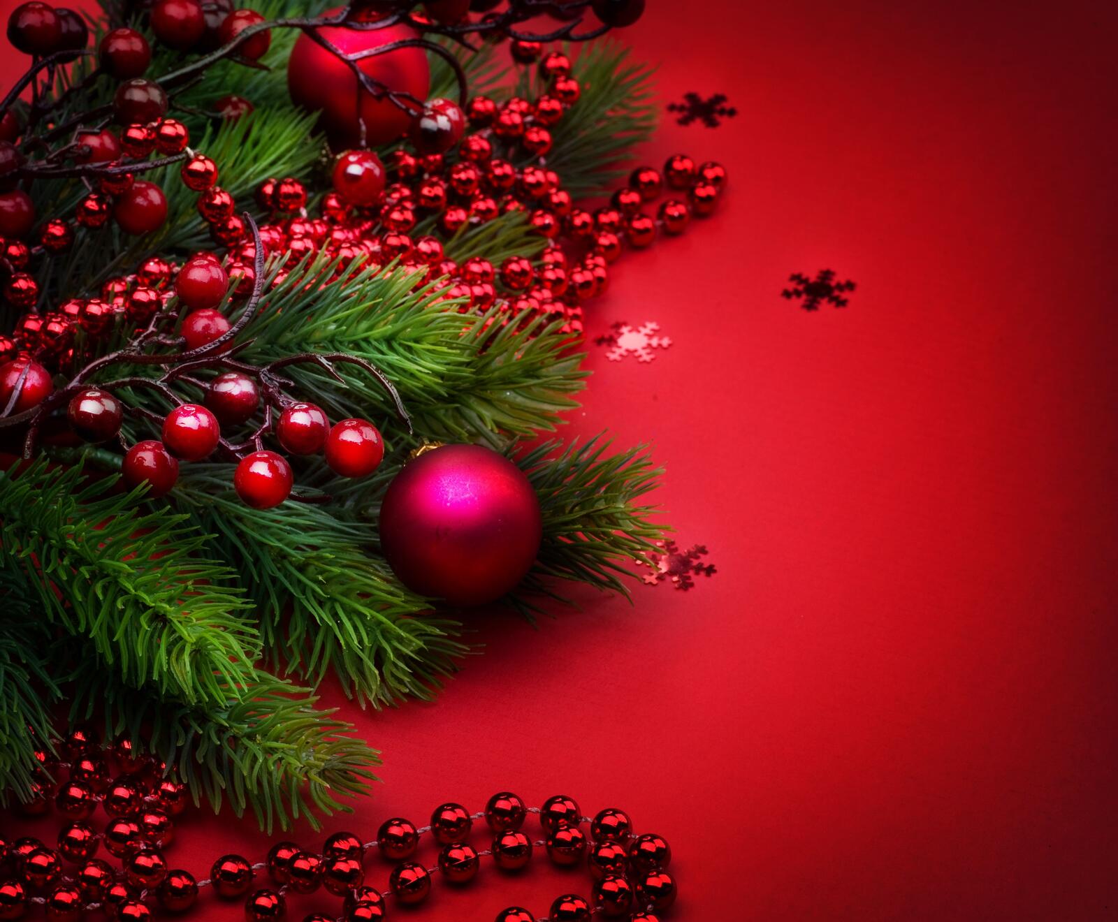 Wallpapers Christmas decorations New Year Christmas on the desktop