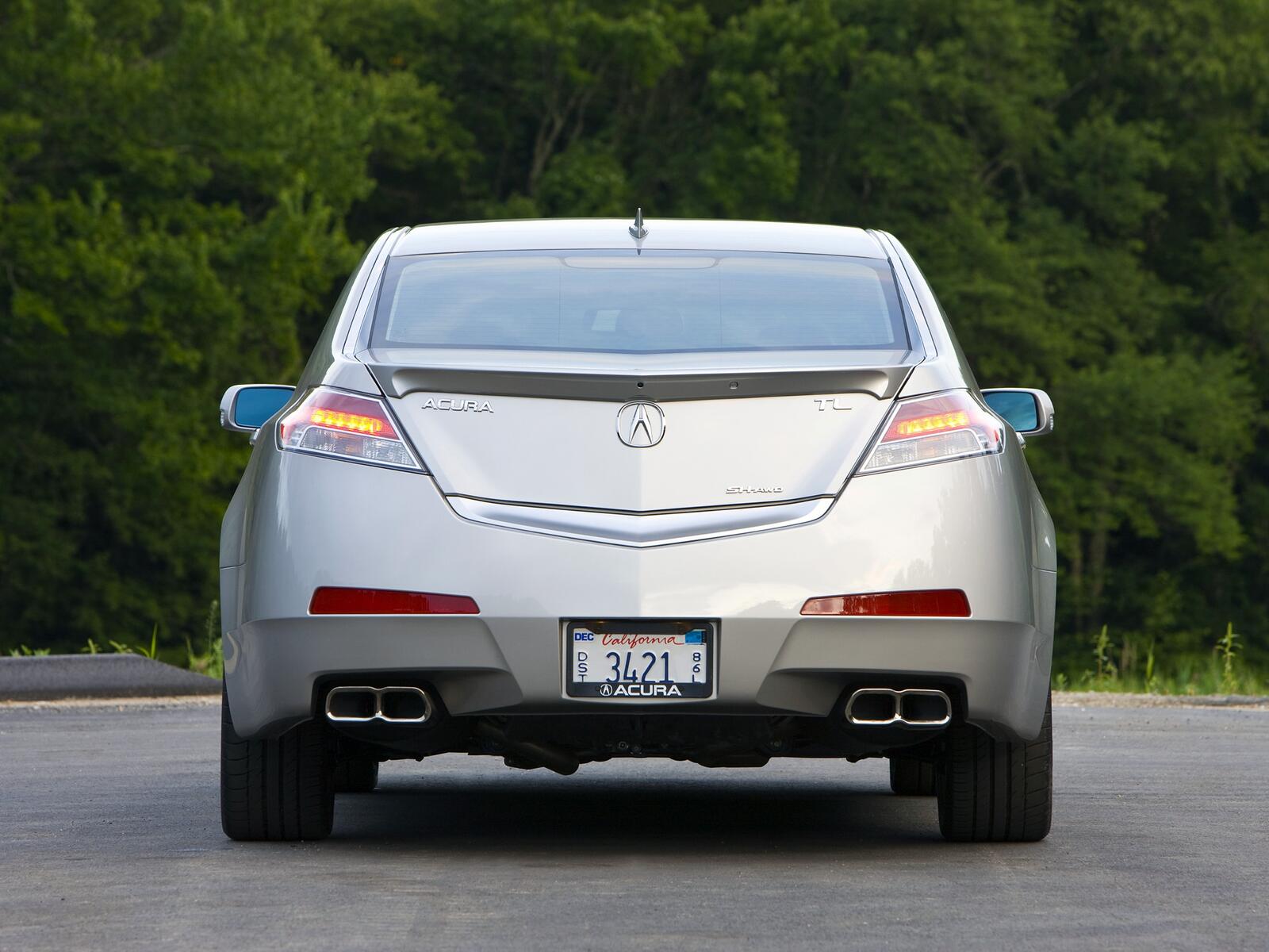 Wallpapers view from behind Acura Zdx tl on the desktop