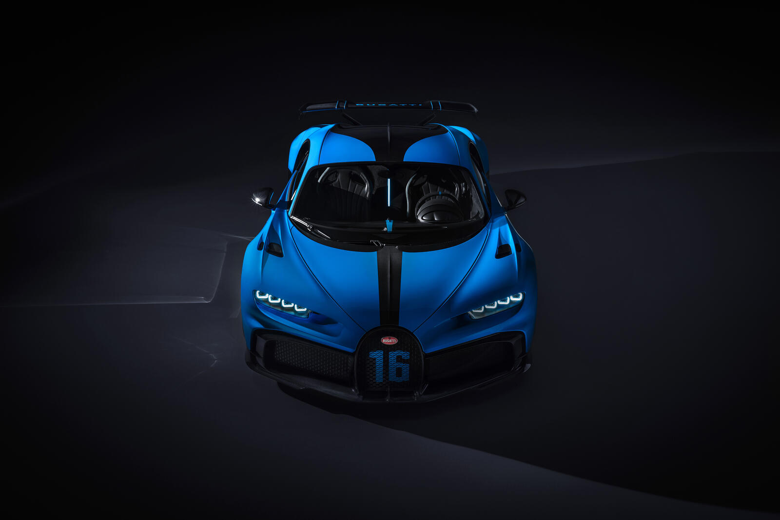 Wallpapers bugatti chiron pur sport blue car cars on the desktop