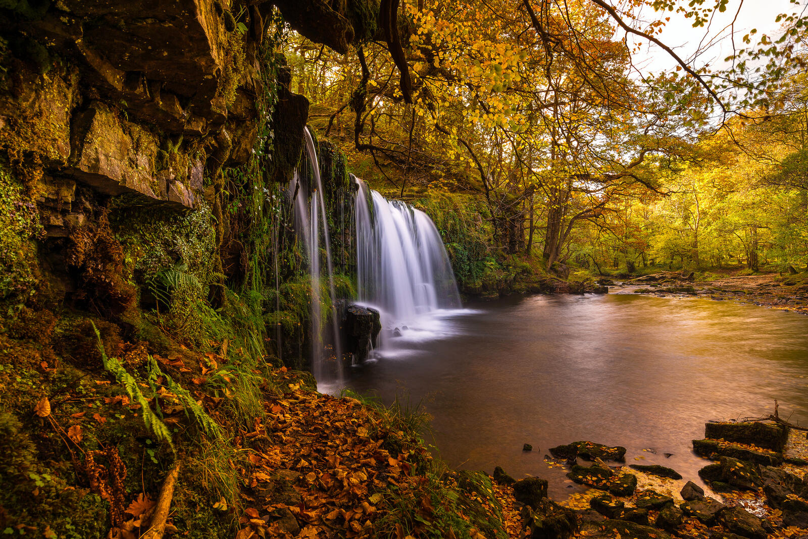 Бесплатное фото Фото галерея водопад, осень