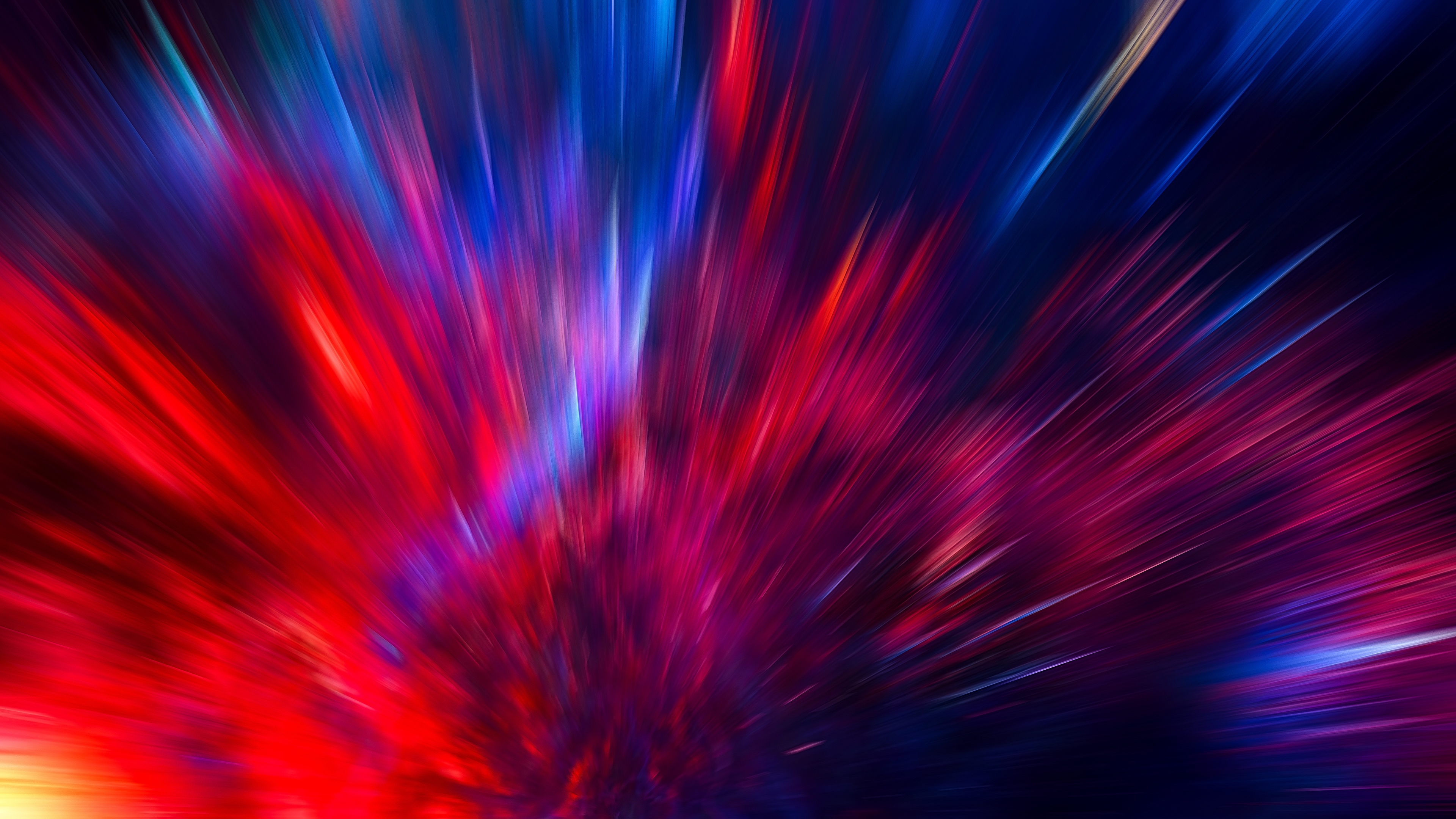 Wallpapers color explosion neon colors red and blue on the desktop