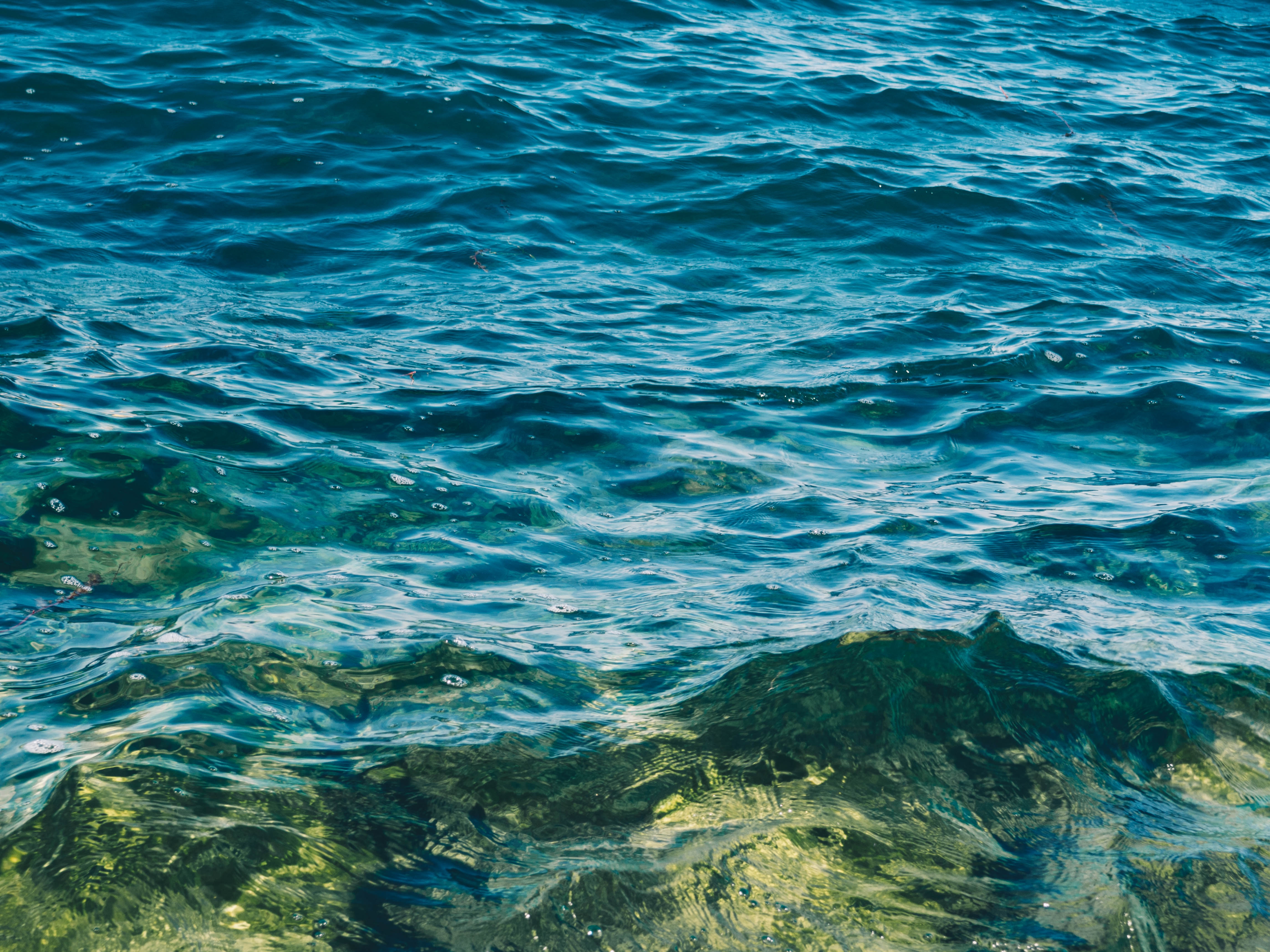 Wallpapers ocean ripples clean water on the desktop