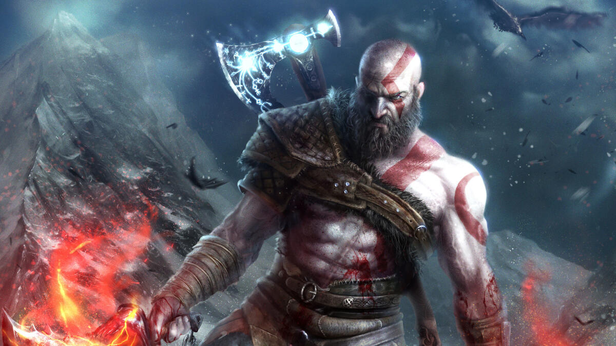 Picture from the game God Of War 4