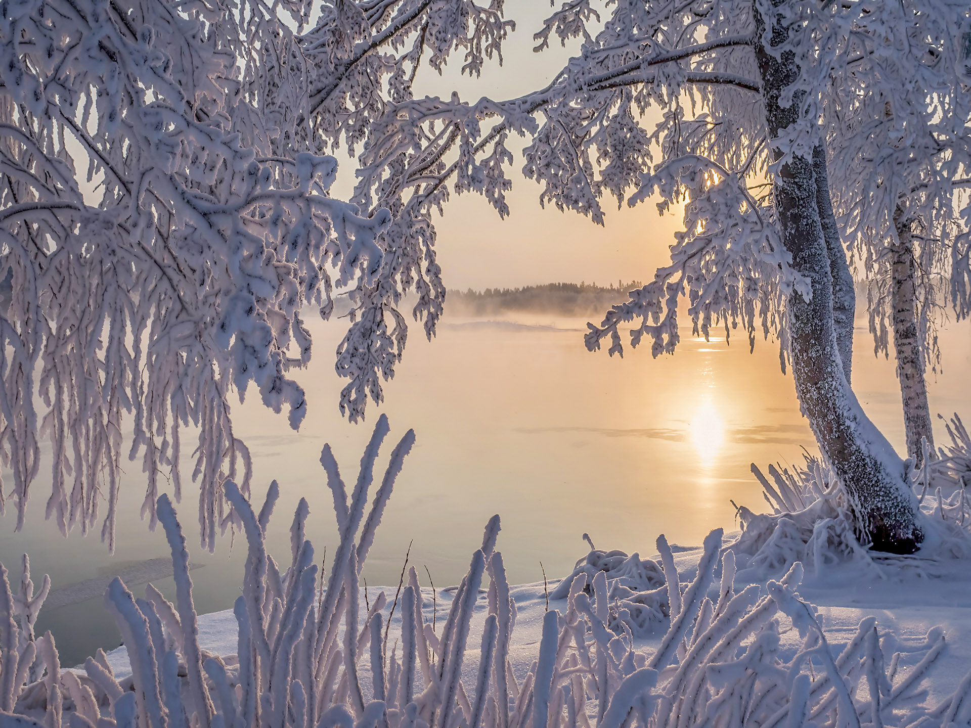Обои Lake Saimaa Savonlinna Finland на рабочий стол