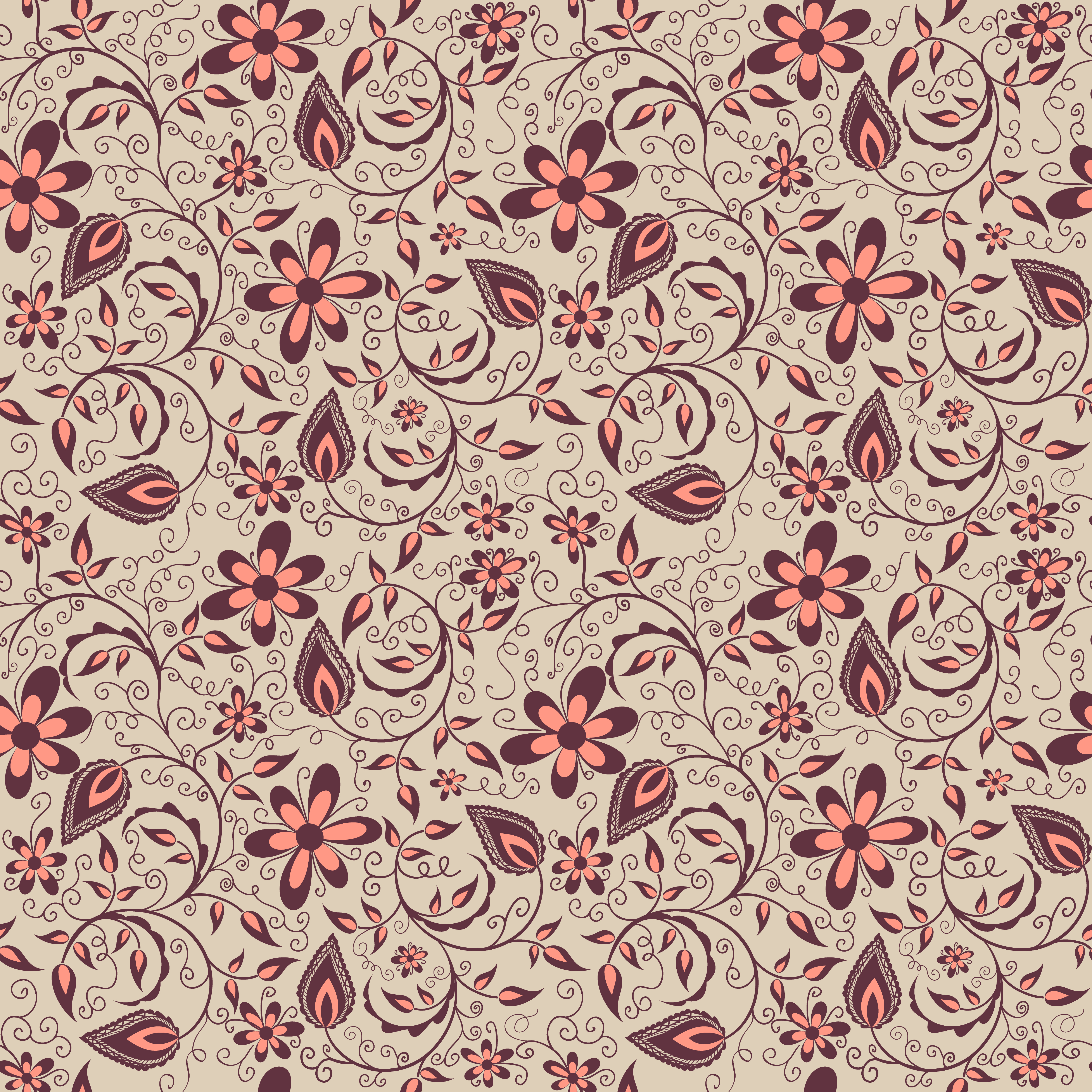 Wallpapers pattern flowers texture on the desktop