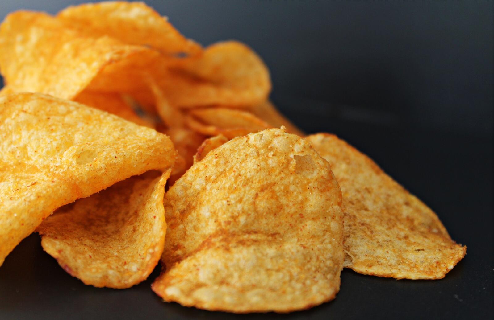 Wallpapers chips fried food potato chips on the desktop