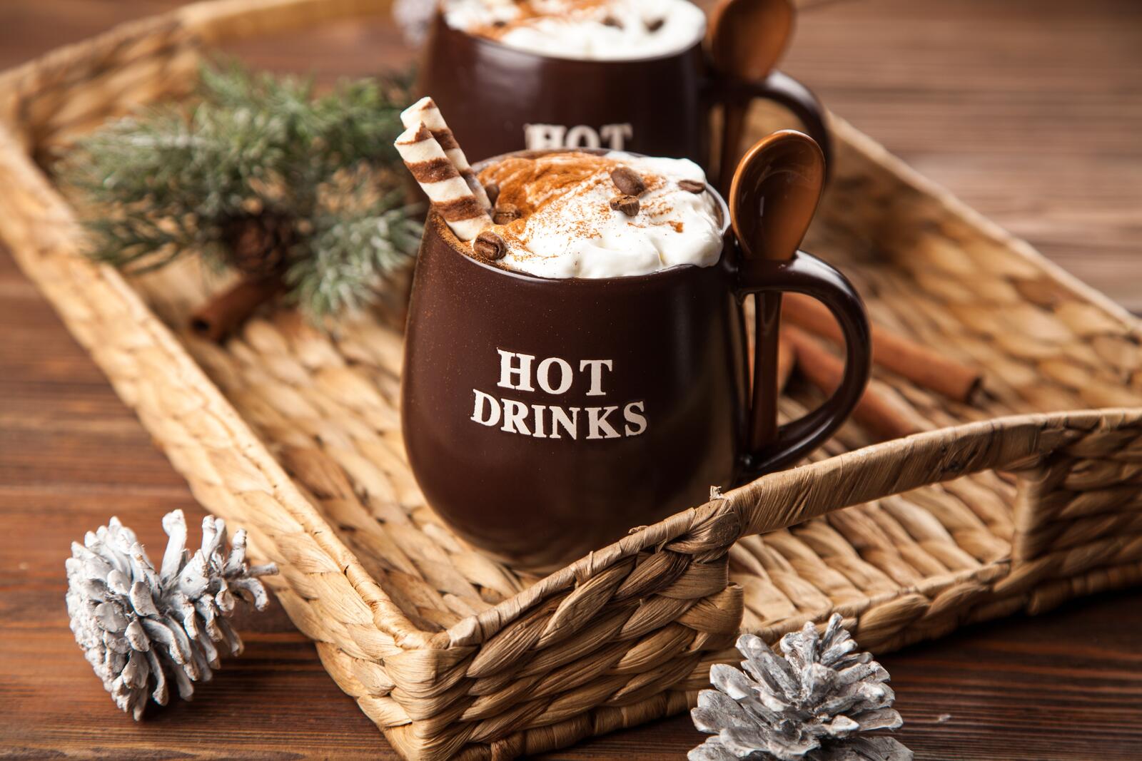 Wallpapers drinks cup wallpaper hot chocolate on the desktop