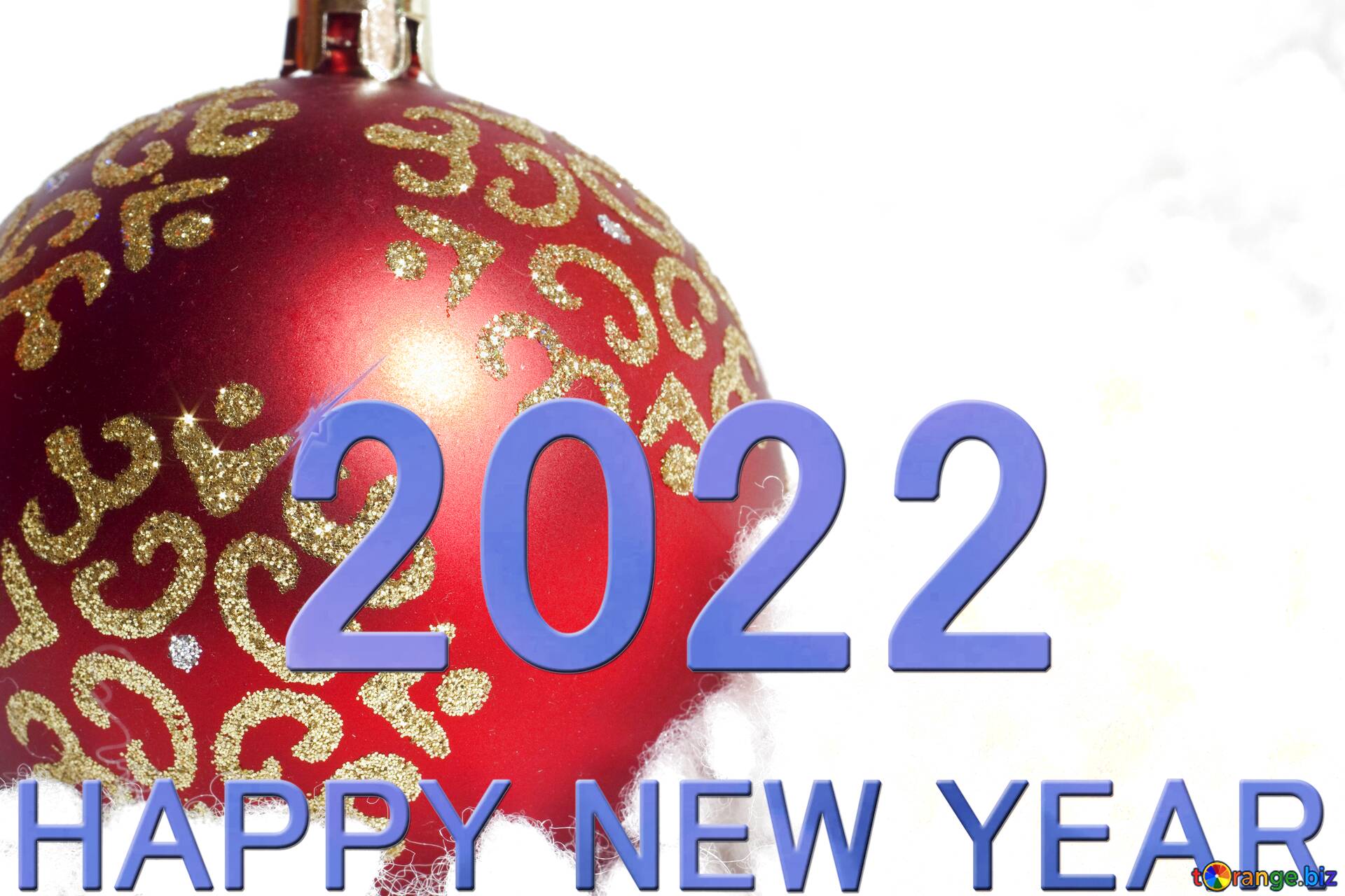 Wallpapers new year 2022 christmas toy 2022 on the desktop