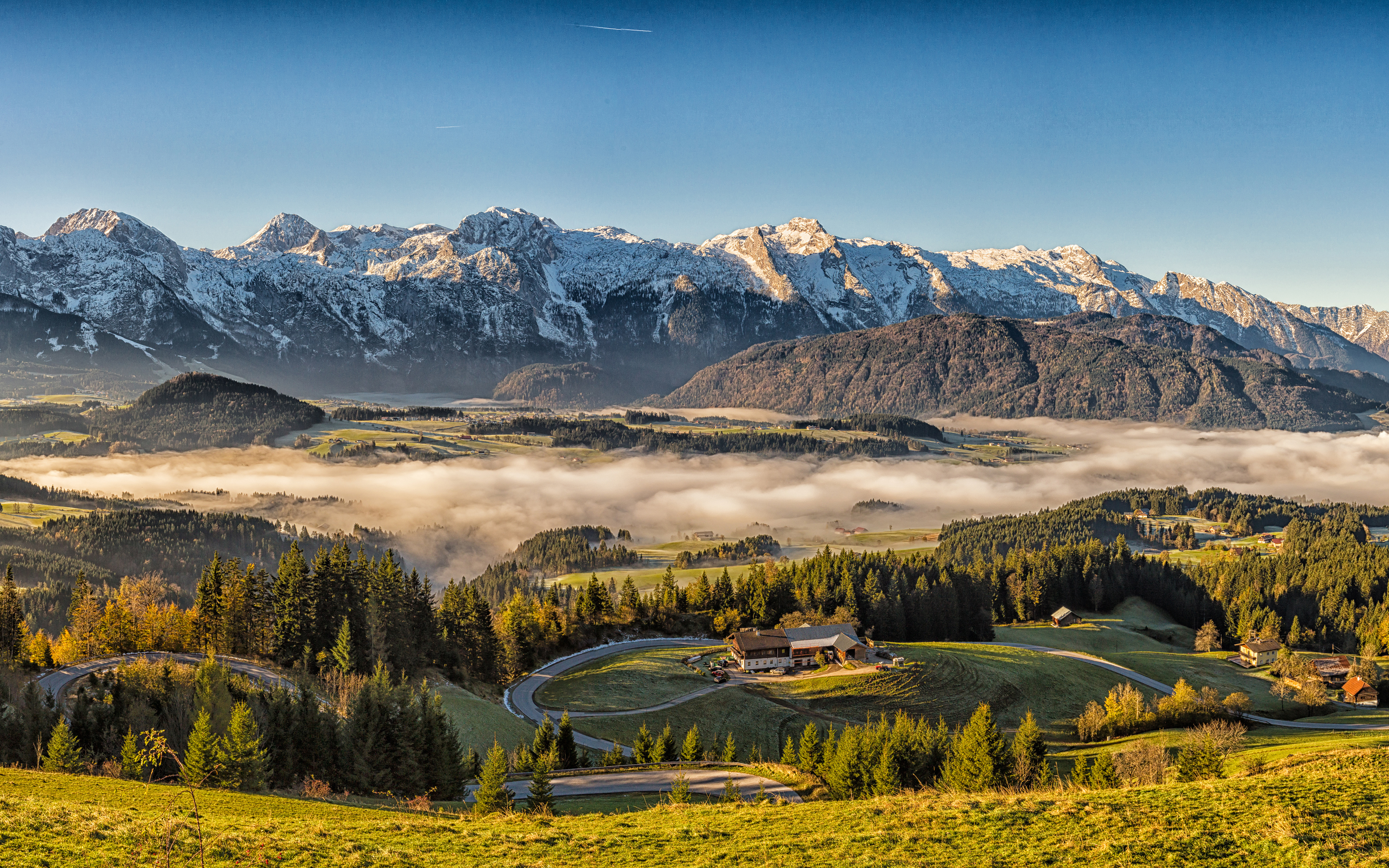 Австрийские горы Альпы