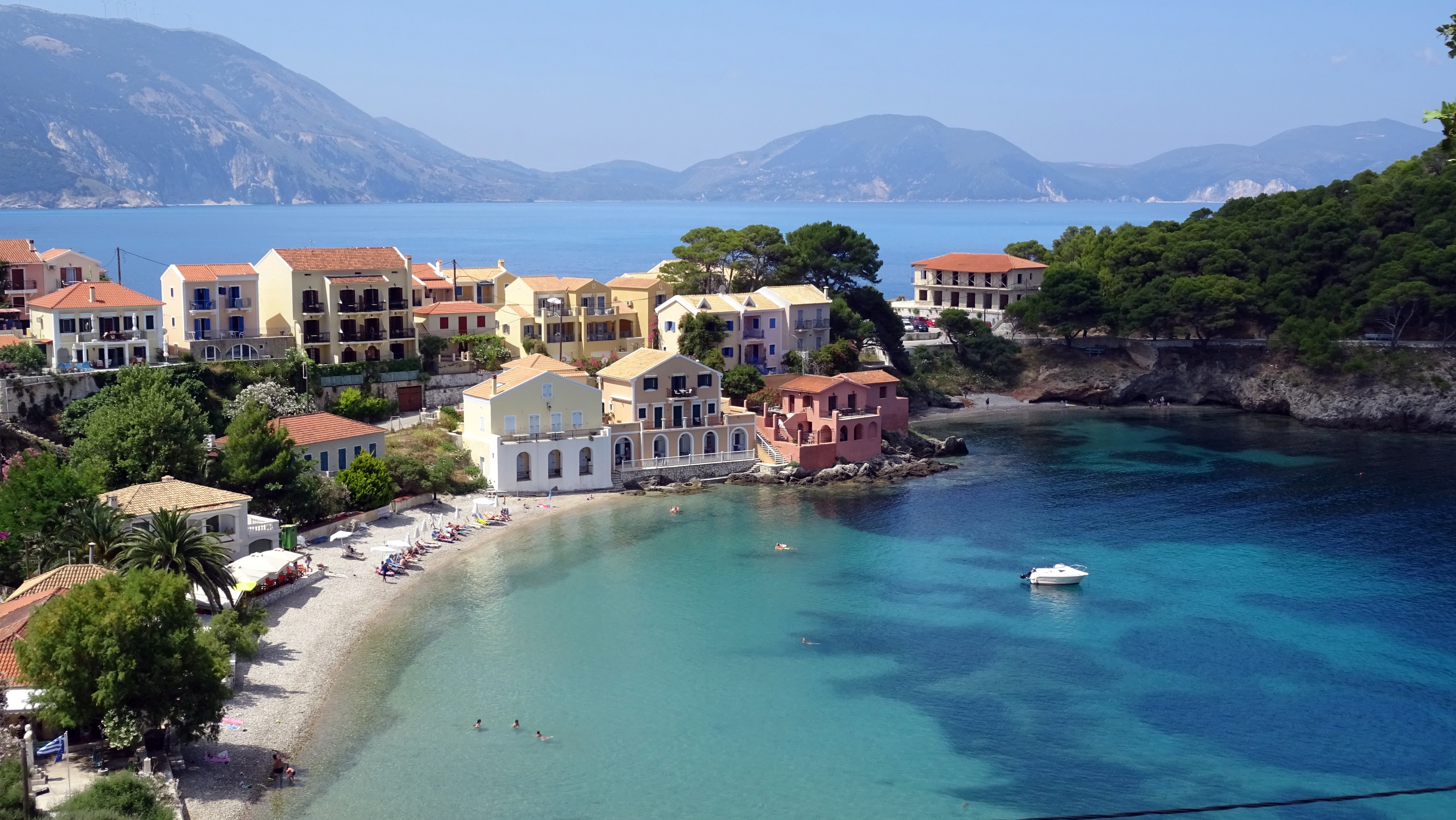 免费照片希腊的海边别墅
