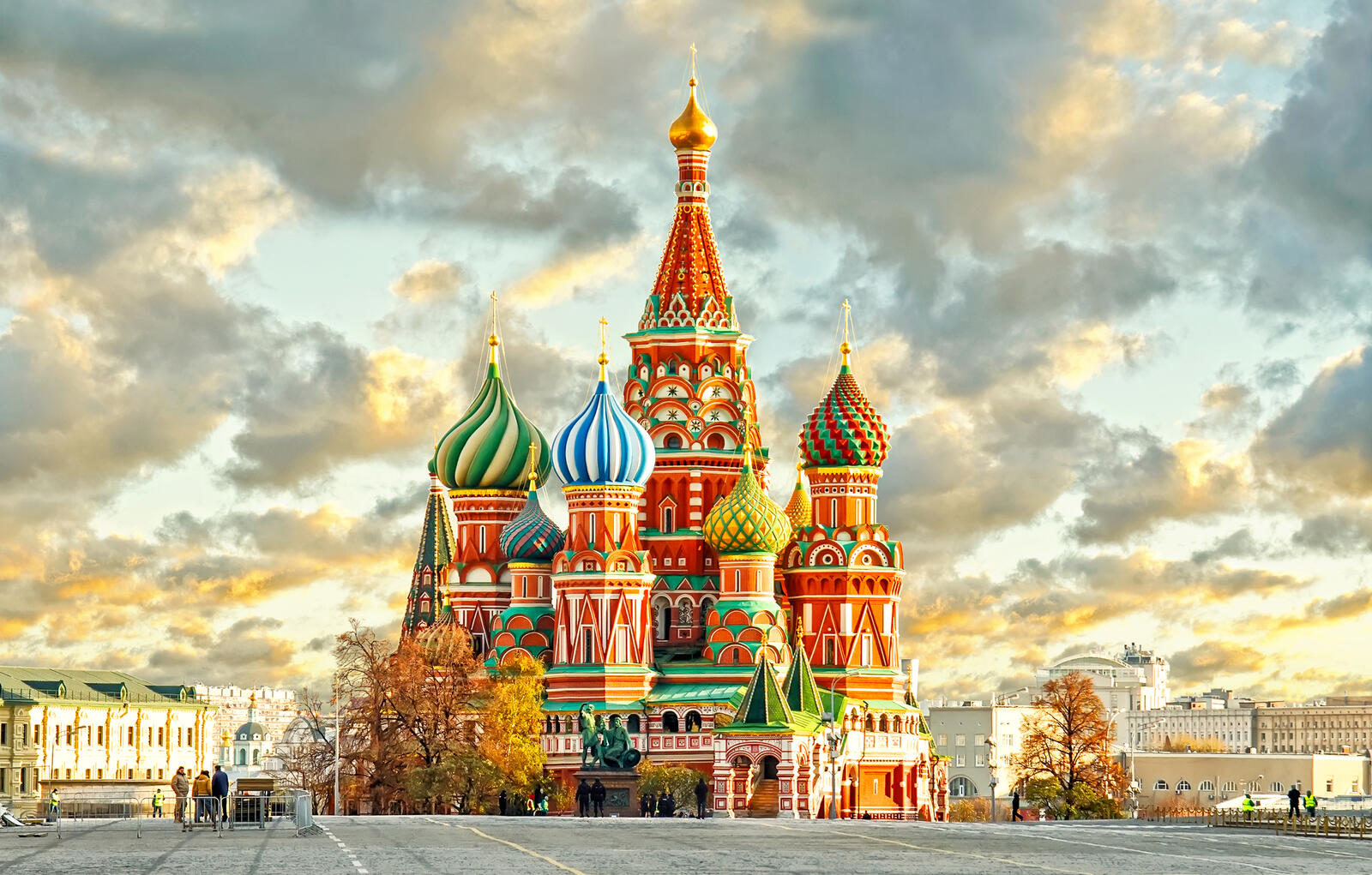 Wallpapers St Basils Cathedral Red Square Moscow on the desktop