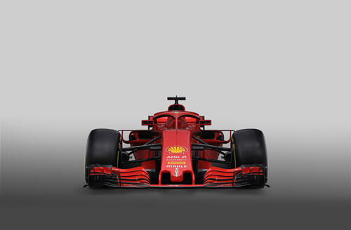 Ferrari F1 вид спереди
