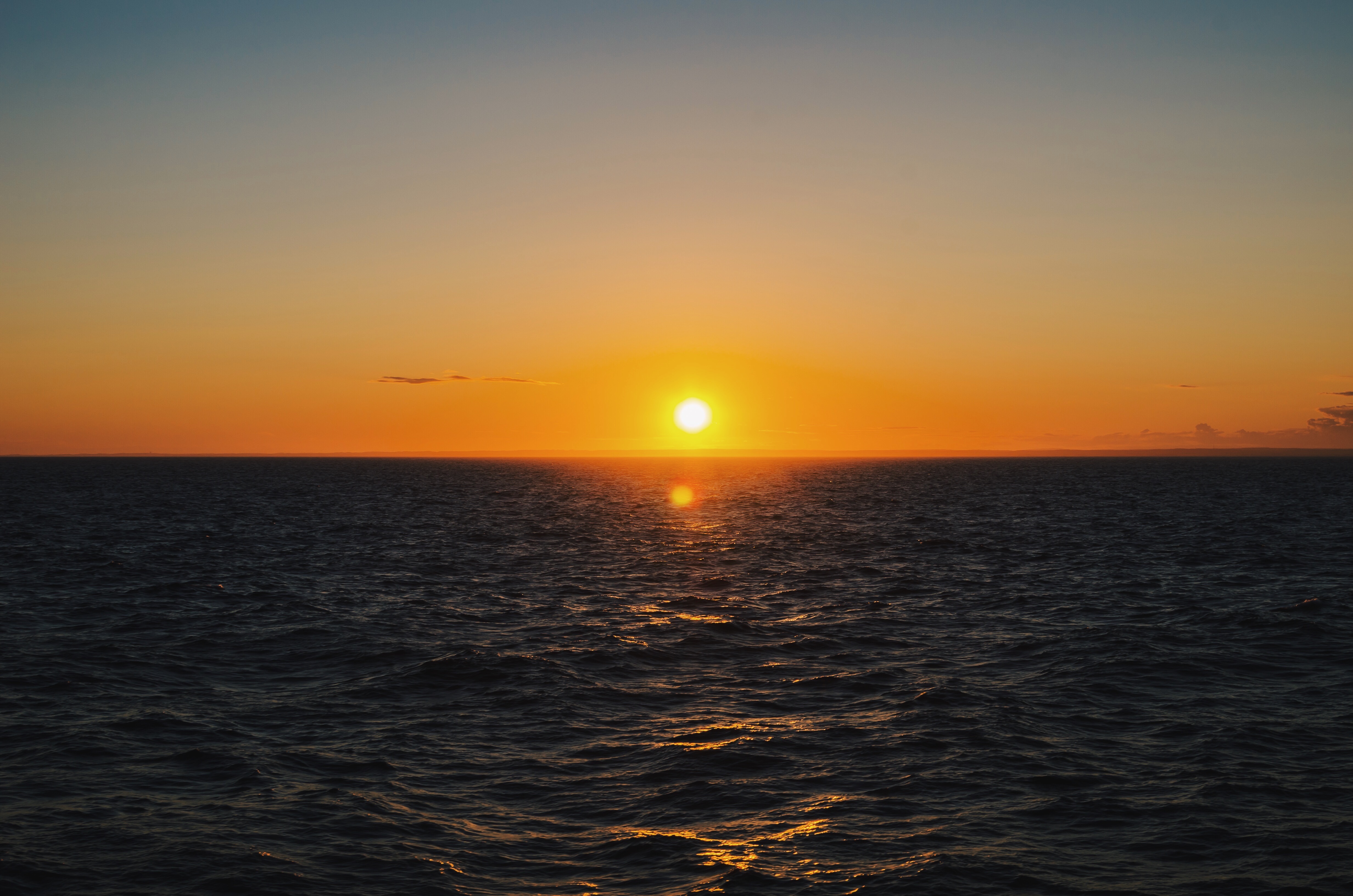 Фото бесплатно побережье, восход солнца, послесвечение