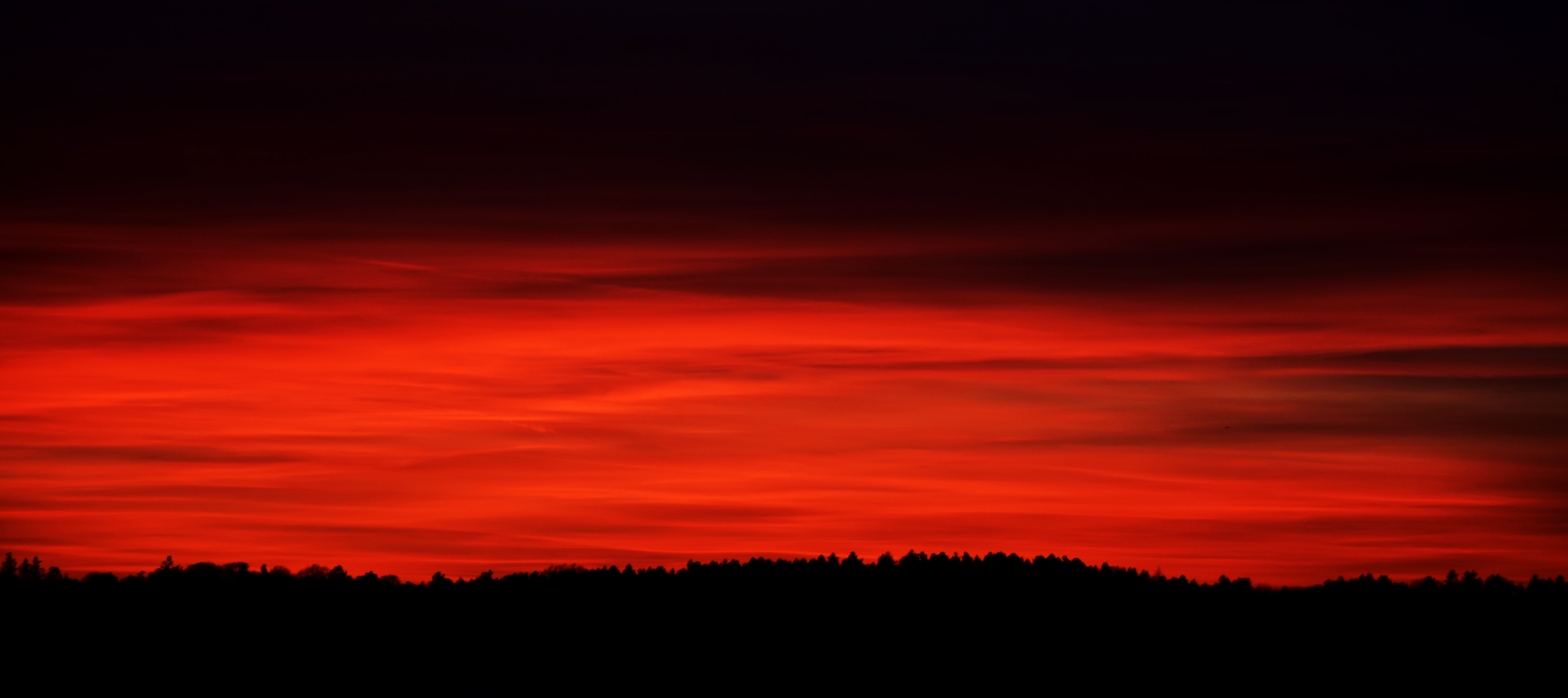 Free photo Red sunset