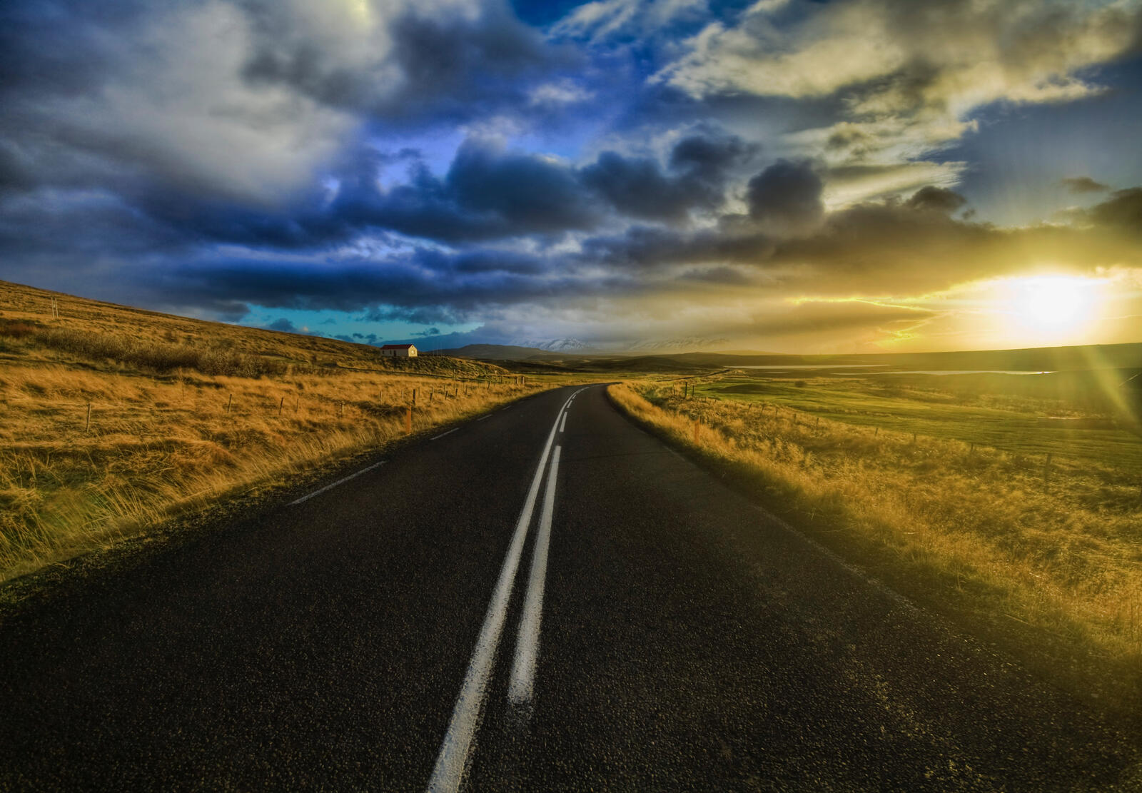 Free photo Download sunset photo, road