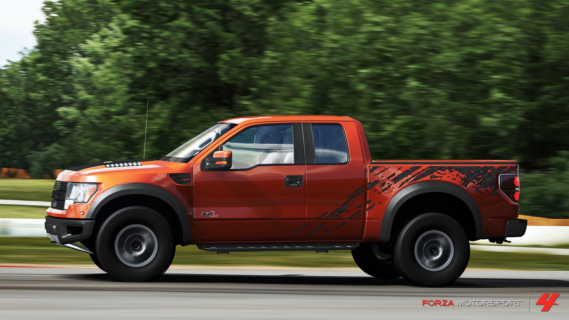 Free photo Ford pickup truck in the game forza motorsport 4