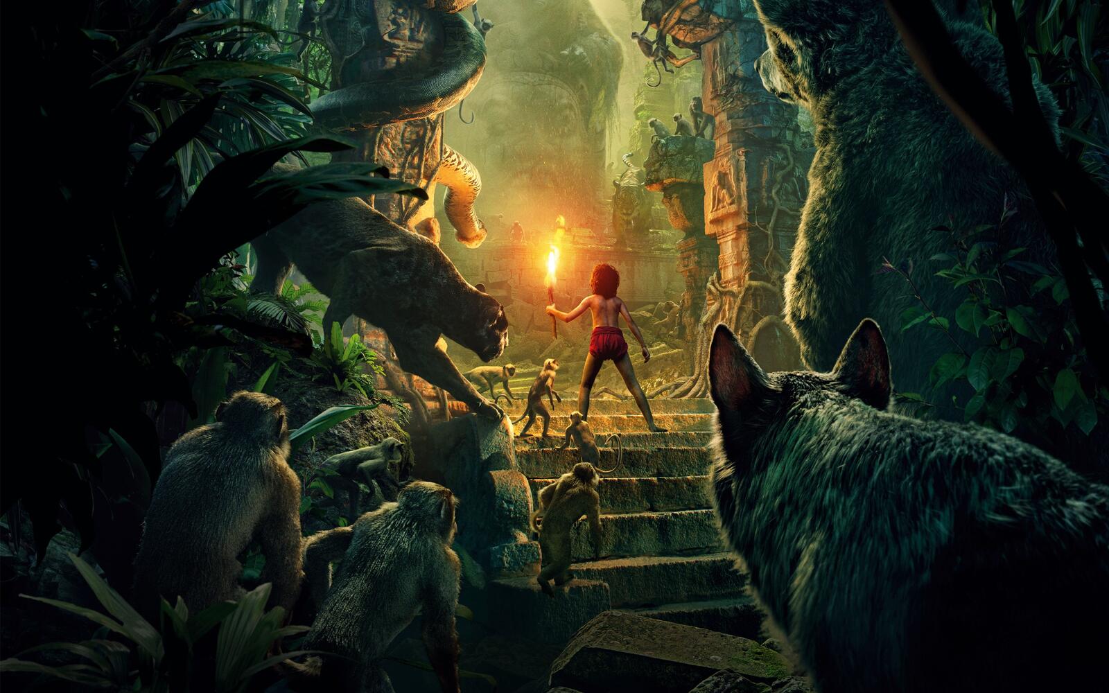 Wallpapers the jungle book animated movies cartoons on the desktop