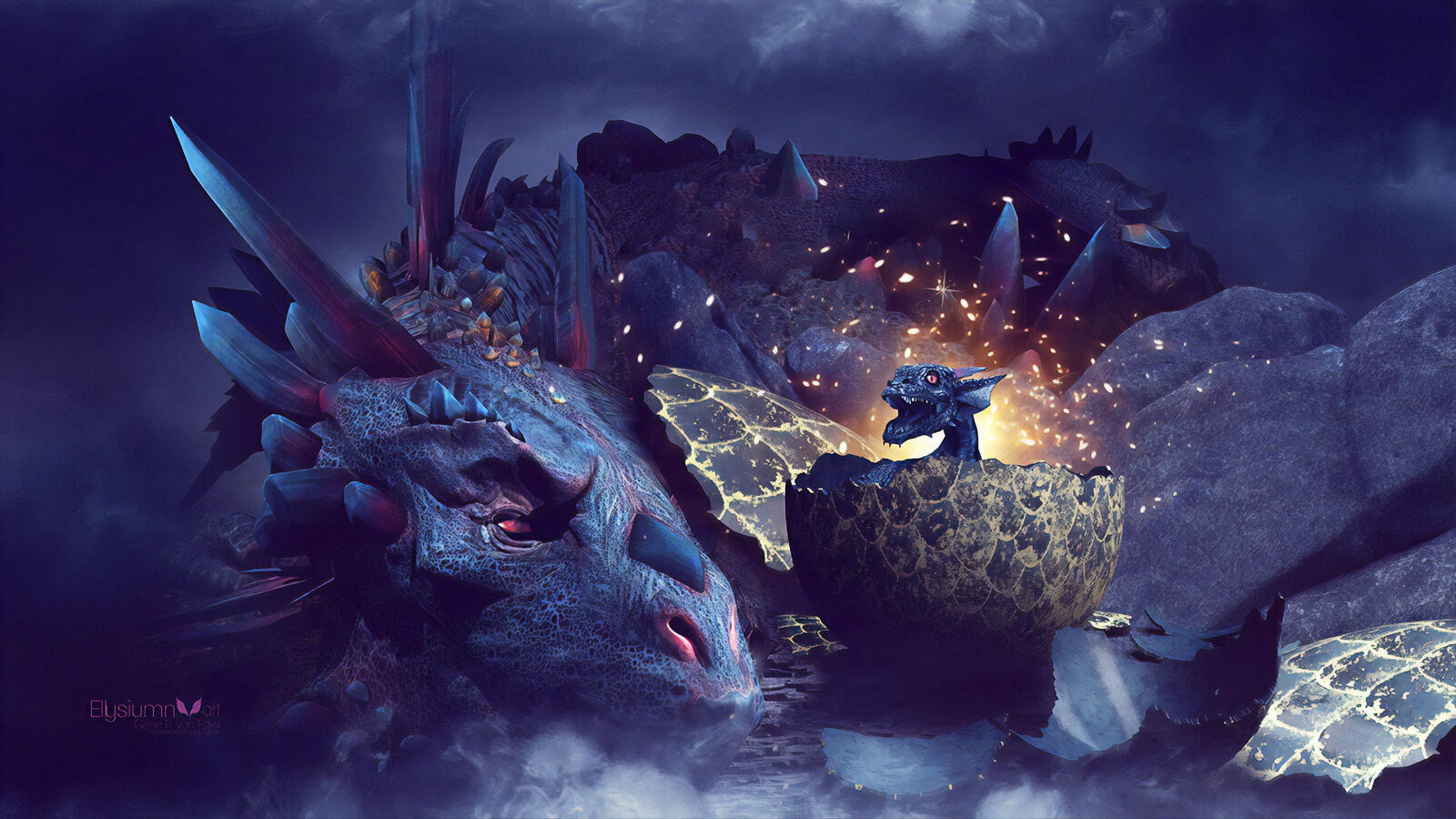 Wallpapers dragon artwork movies on the desktop