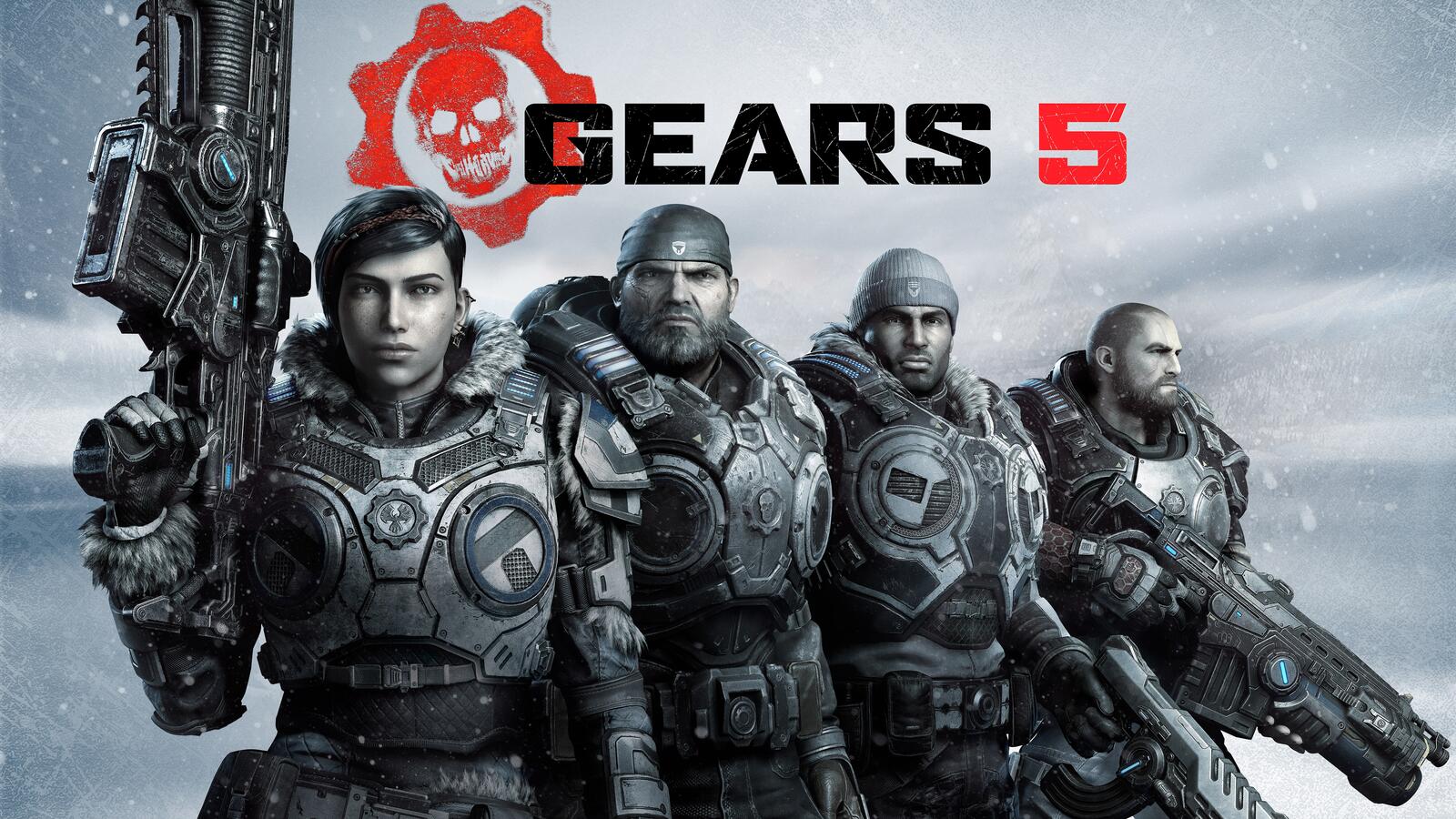 Wallpapers gears 5 е3 2019 soldiers on the desktop