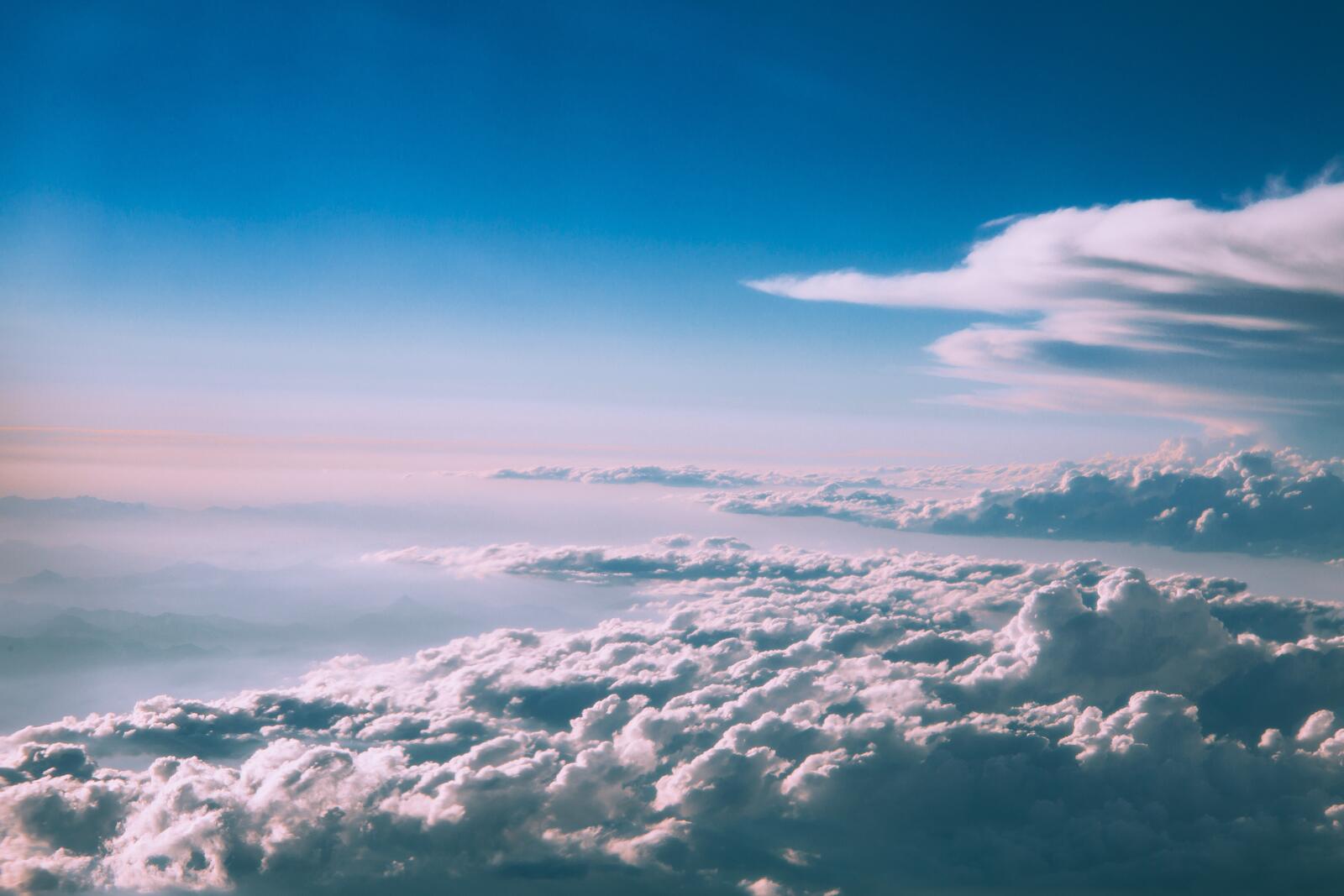 Обои море горизонт облако на рабочий стол