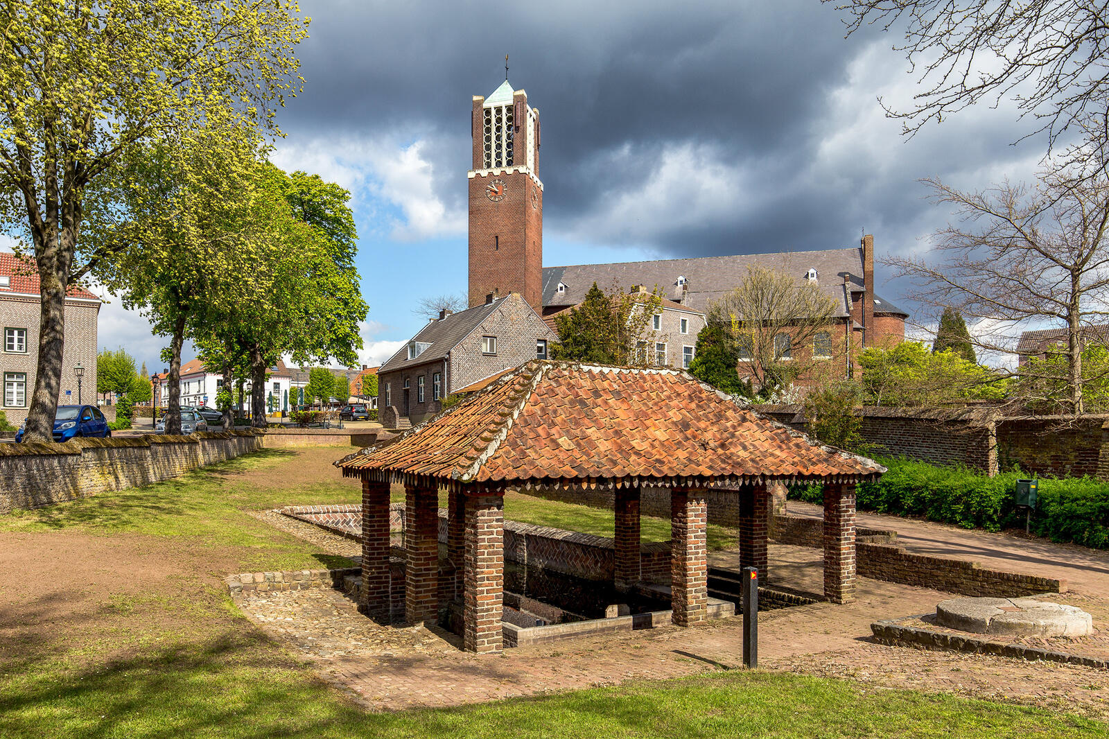 Обои города церковь Нидерланды на рабочий стол