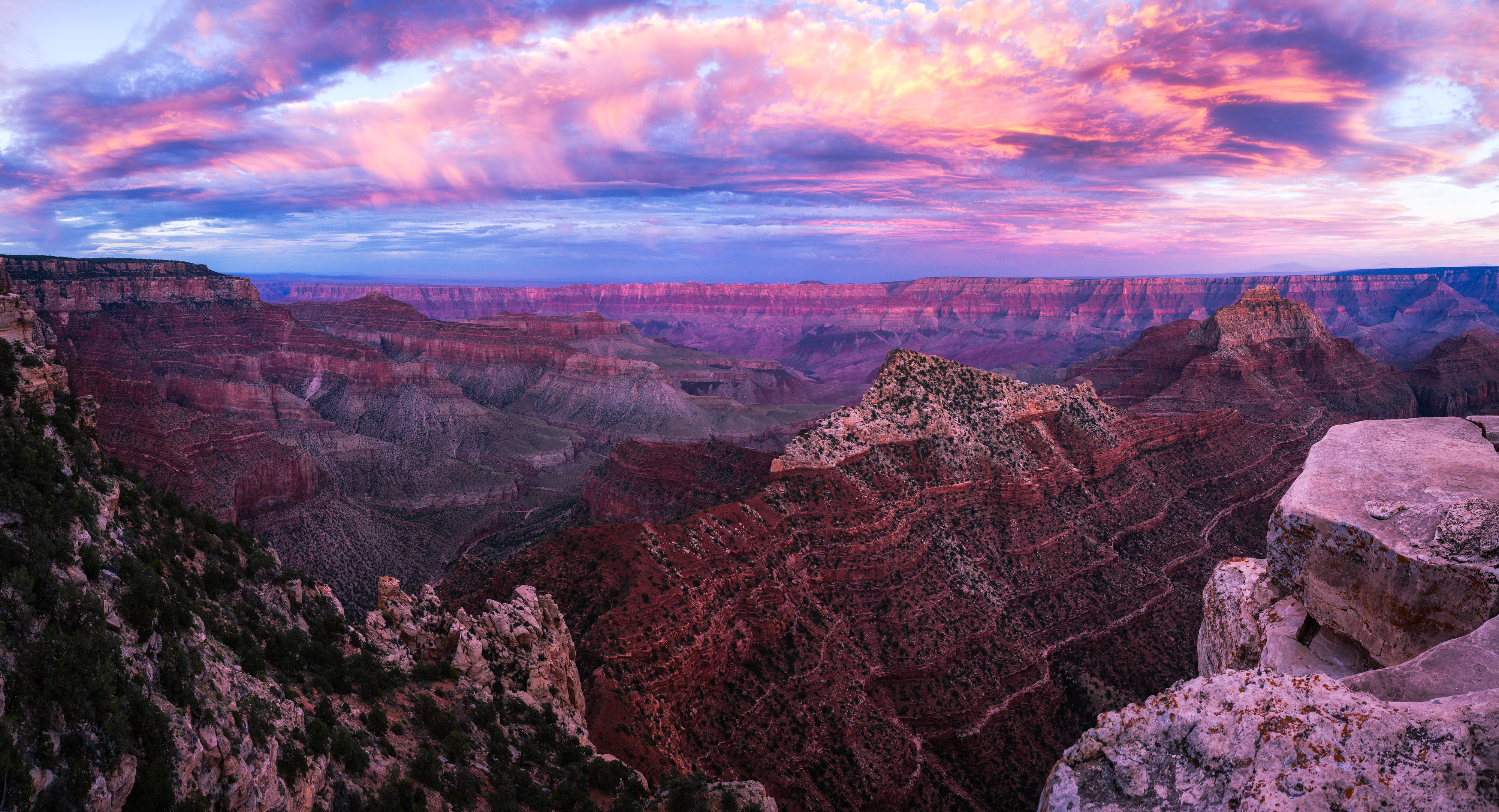 Wallpapers canyon sunset nature on the desktop
