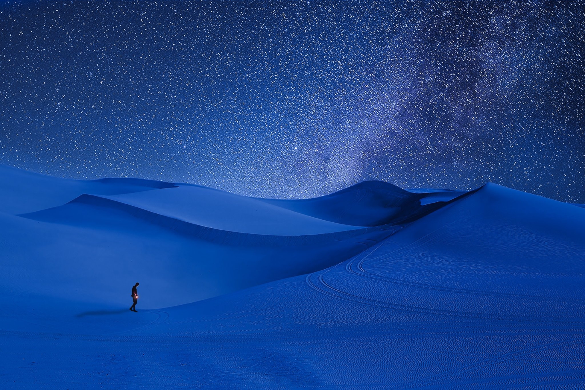 Wallpapers desert sand dune sky on the desktop