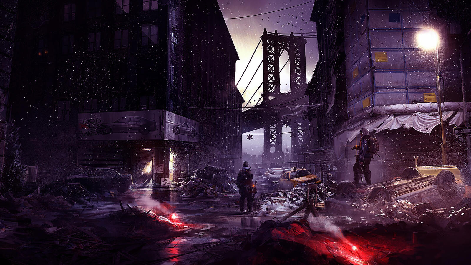 Wallpapers city Tom Clancys The Division PS4 games on the desktop