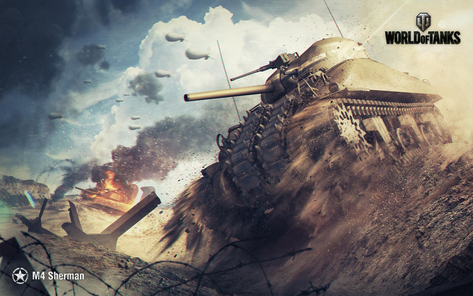 Free photo Cool picture from the world of tanks
