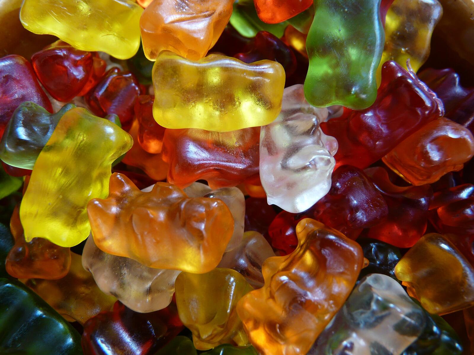 Free photo Colored gummy bears