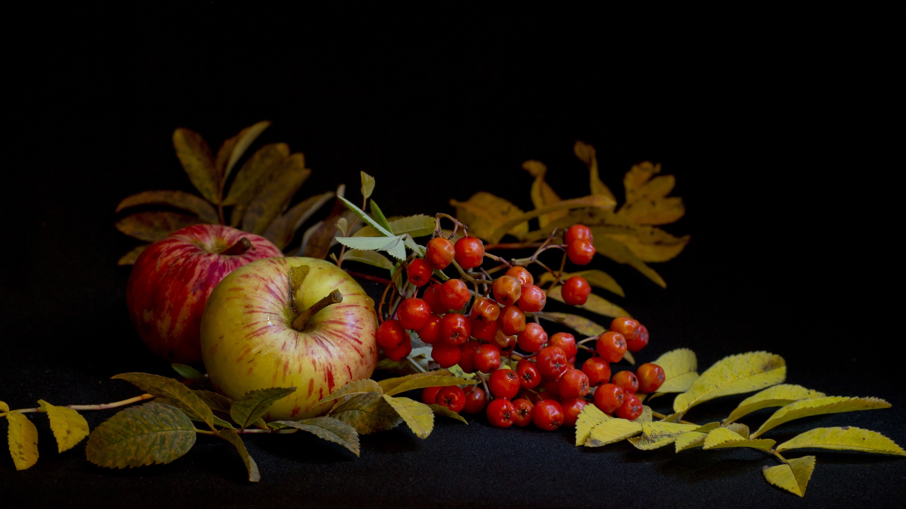 Обои обои ягоды яблоки фрукты на рабочий стол