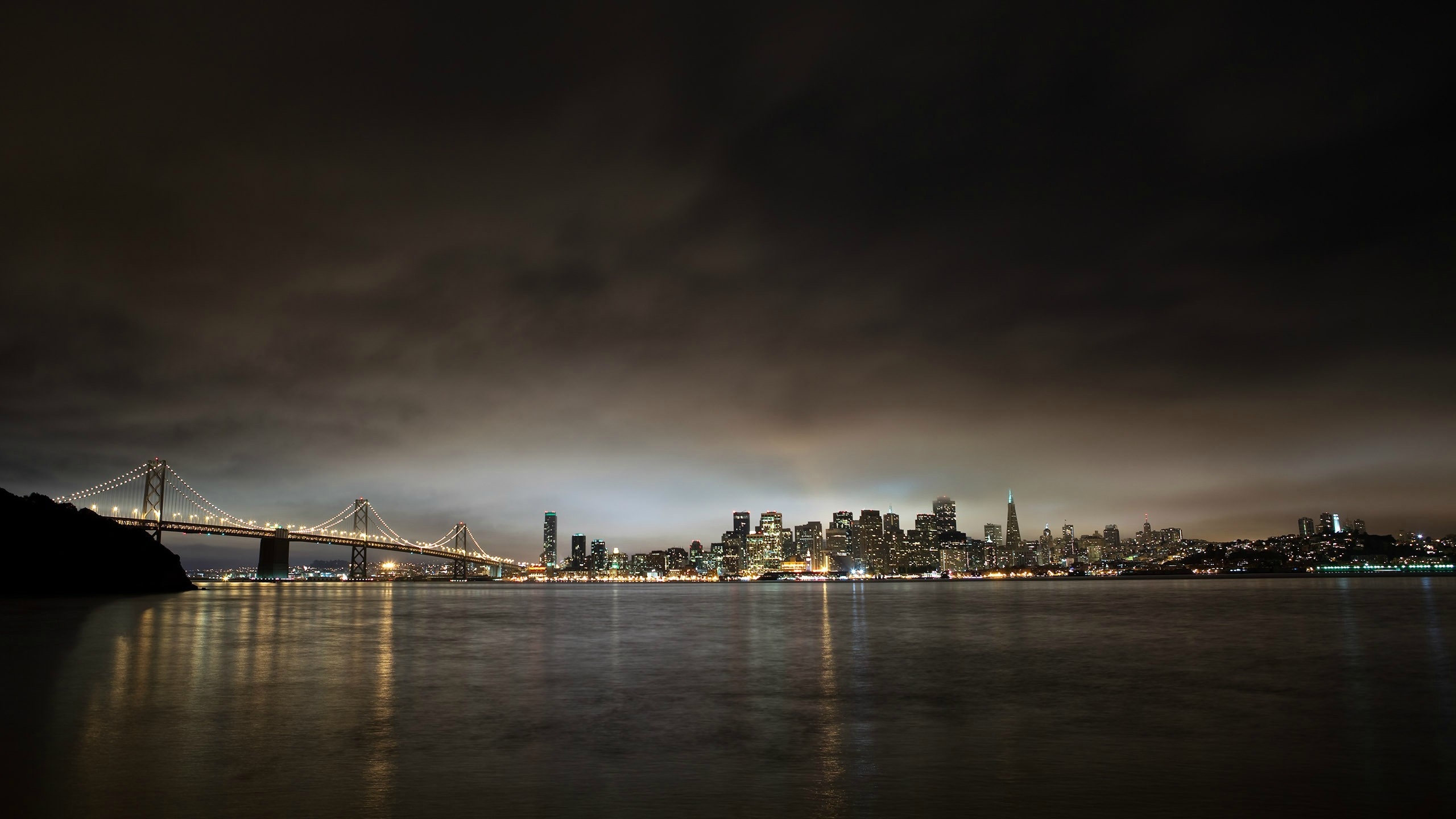 Photo free San Francisco, skyline, night