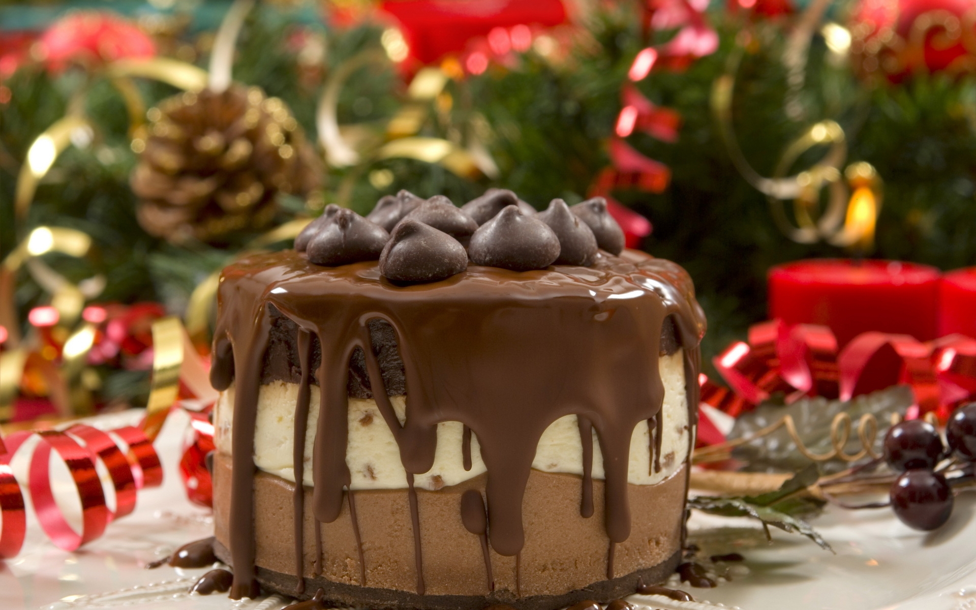 Wallpapers desserts christmas gifts on the desktop