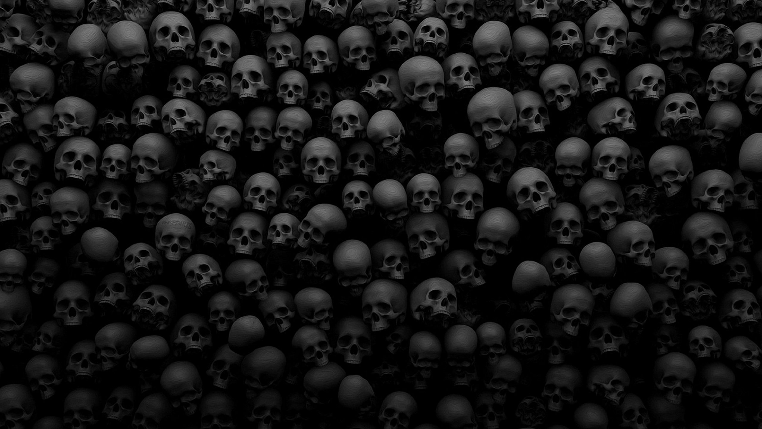 Wallpapers horror skulls scary on the desktop